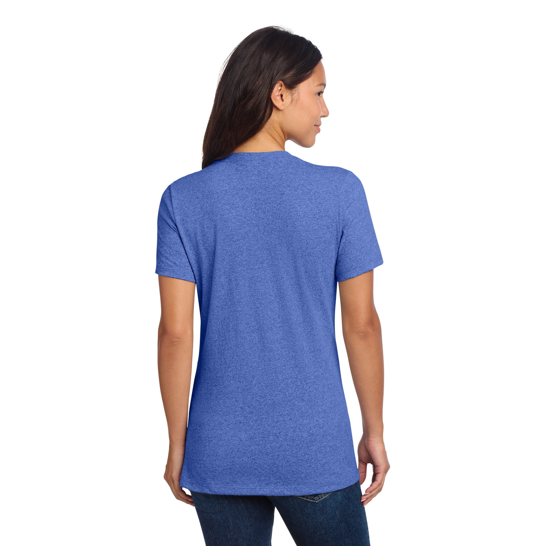 Women's Recycled Blend V-Neck Tee - Thumbnail Image