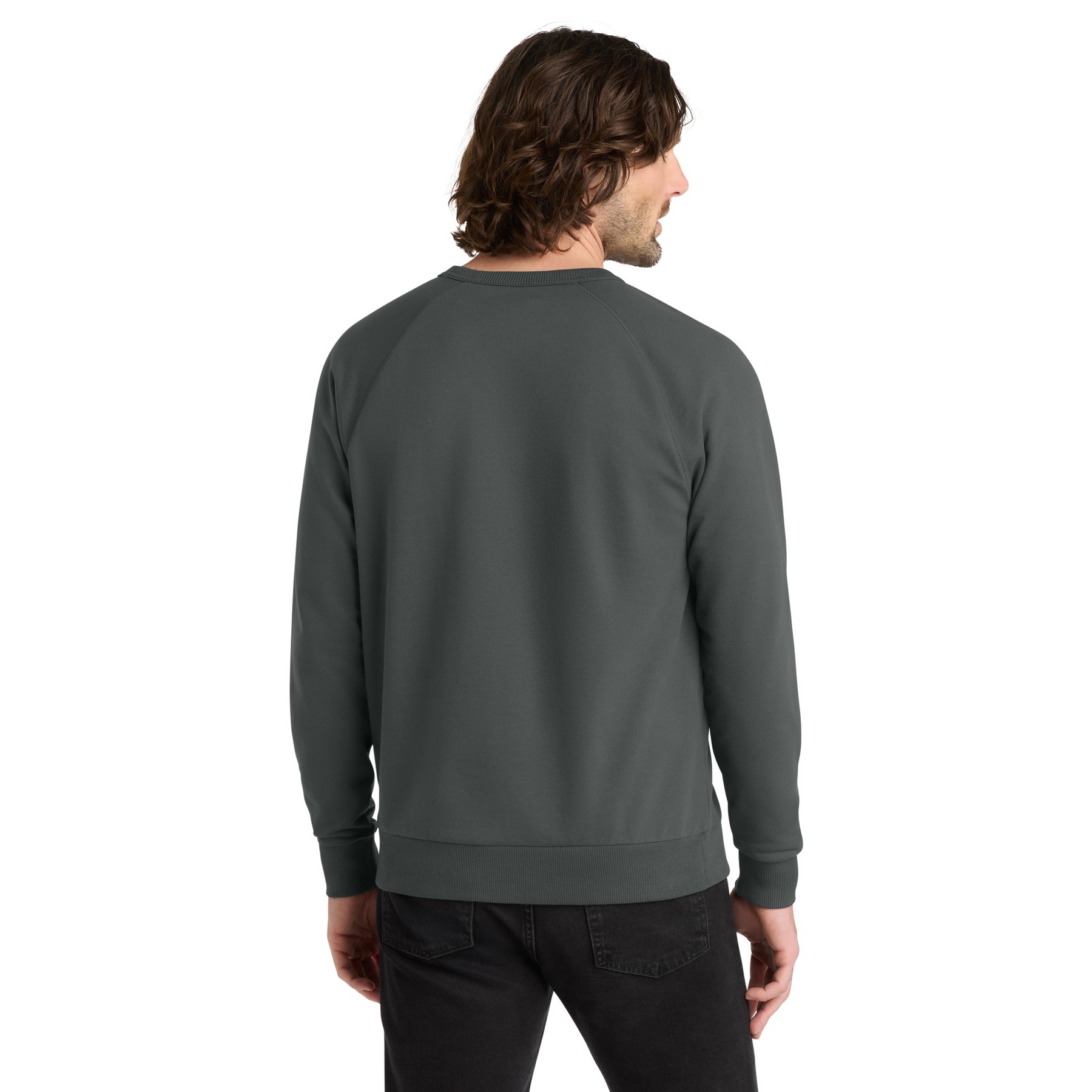 Unisex Organic French Terry Crewneck Sweatshirt - Thumbnail Image