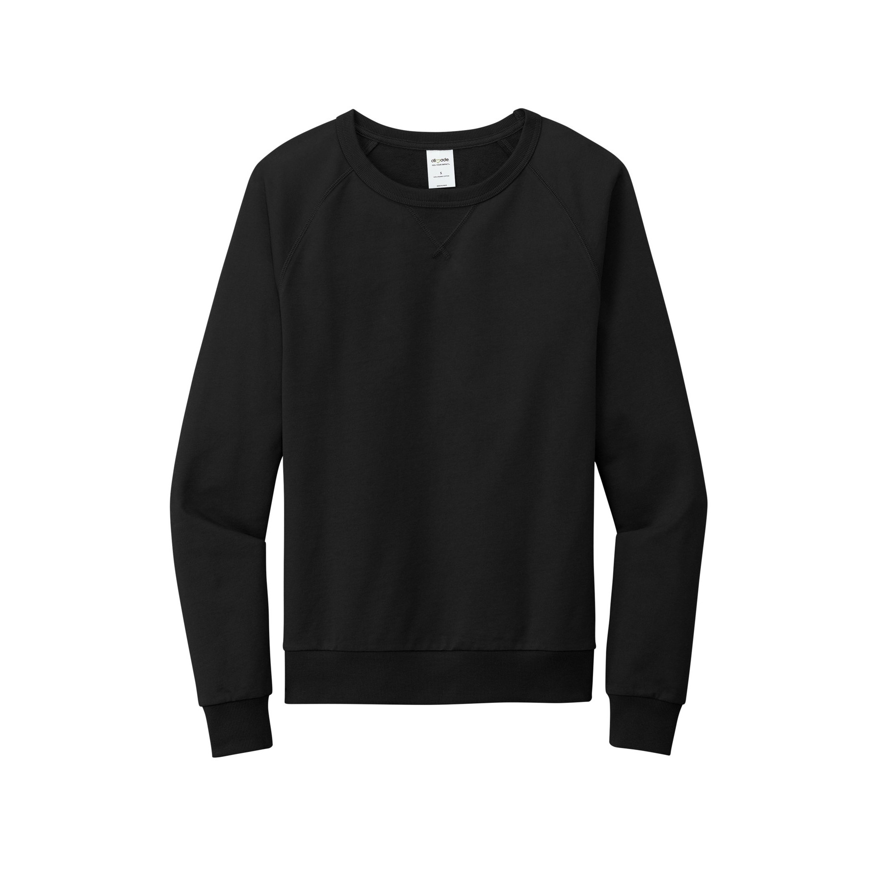 Unisex Organic French Terry Crewneck Sweatshirt - Thumbnail Image