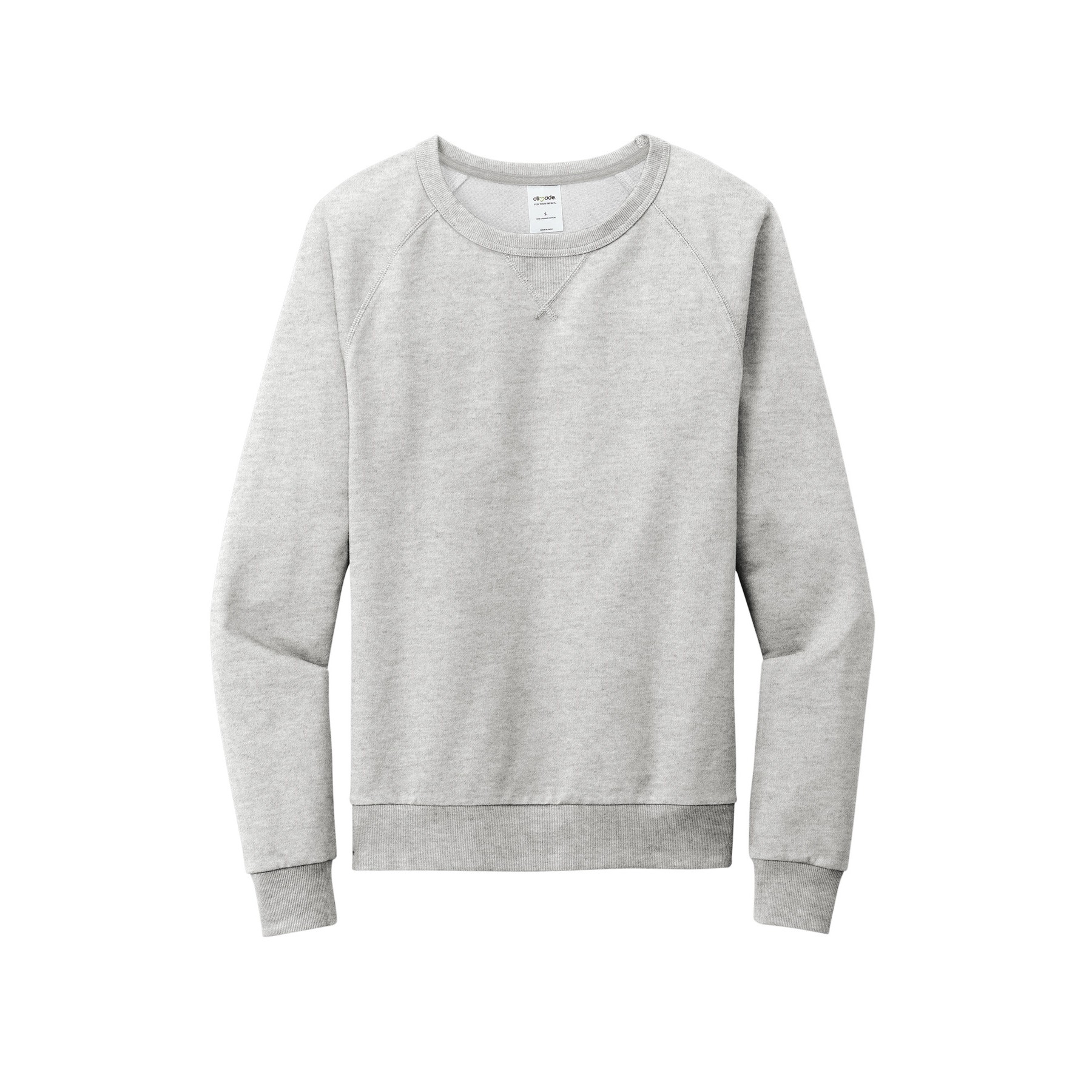 Unisex Organic French Terry Crewneck Sweatshirt - Thumbnail Image