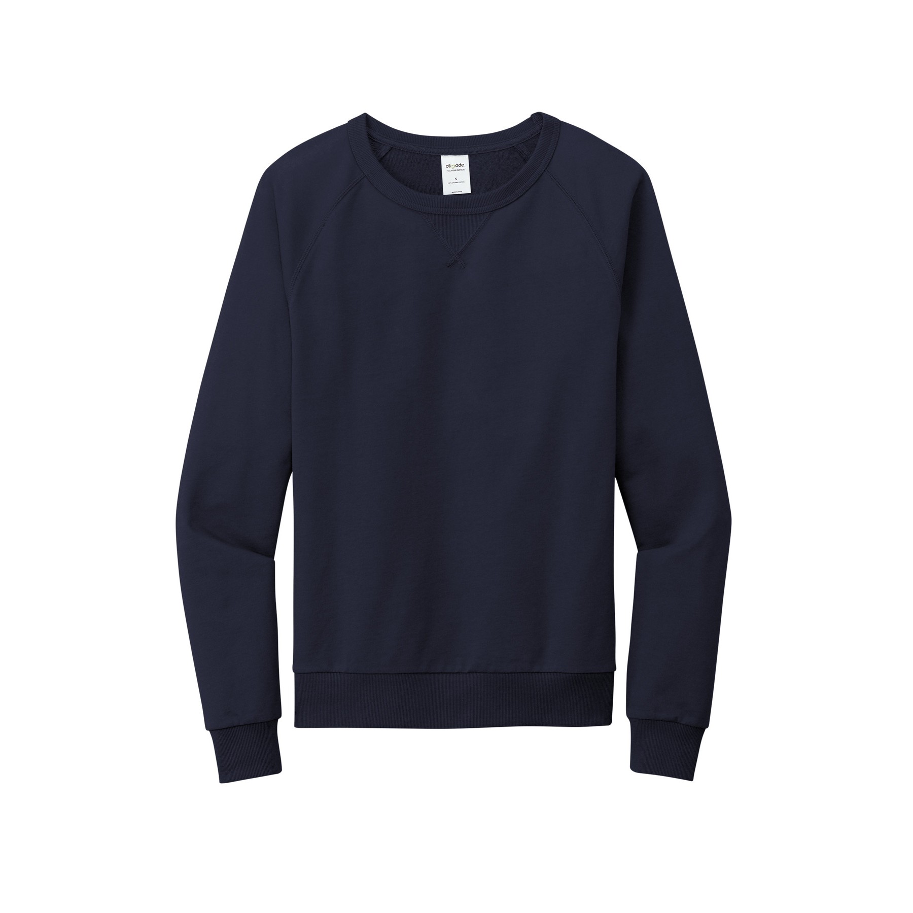Unisex Organic French Terry Crewneck Sweatshirt - Thumbnail Image