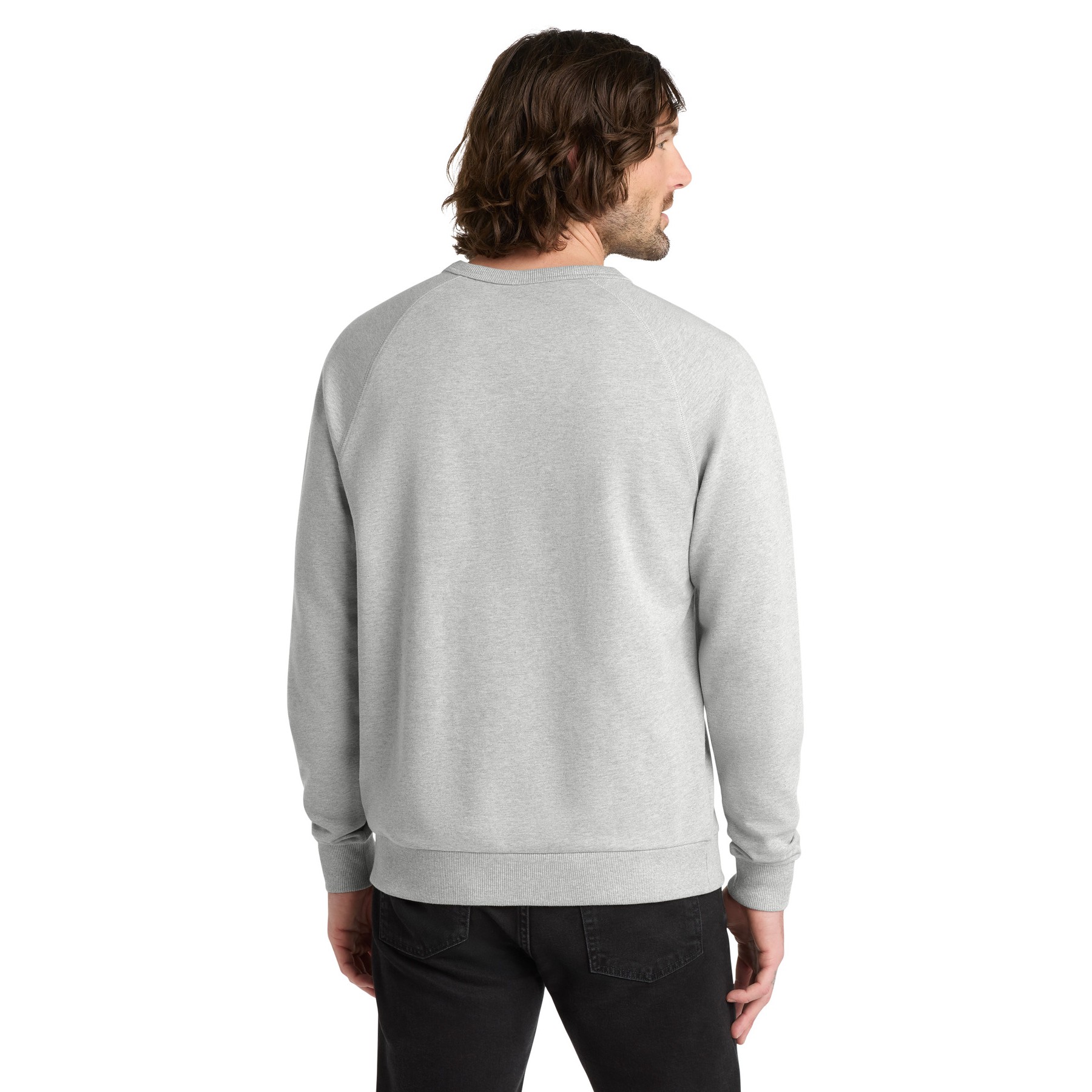Unisex Organic French Terry Crewneck Sweatshirt - Thumbnail Image