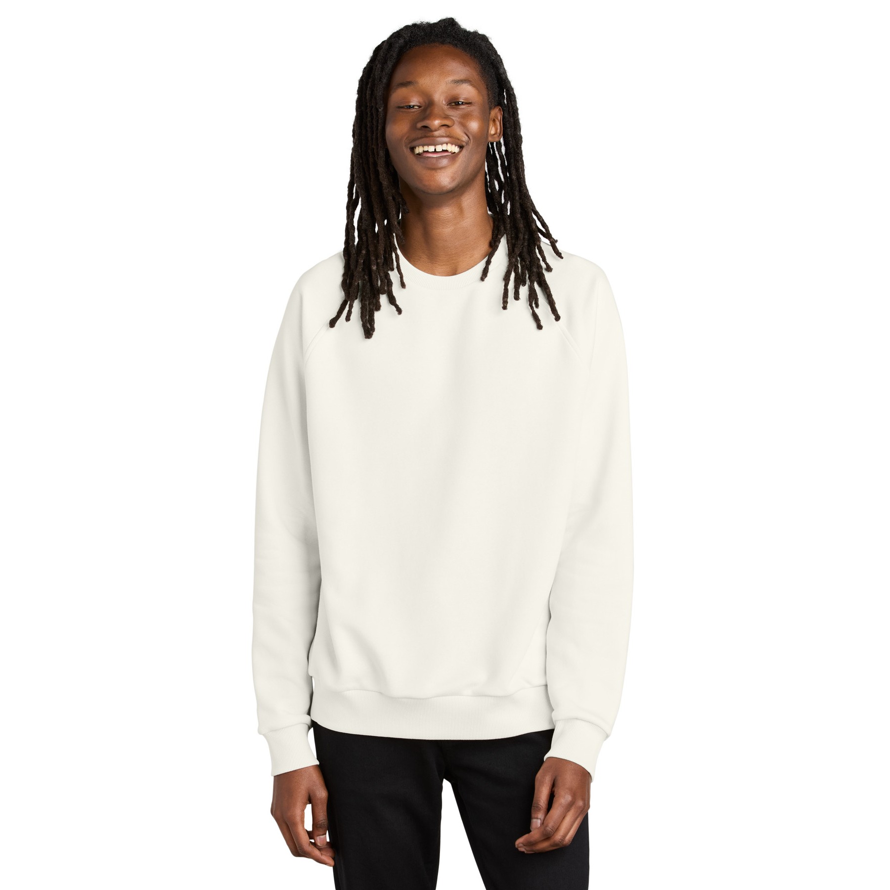Unisex Organic CVC Fleece Crewneck Sweatshirt - Thumbnail Image
