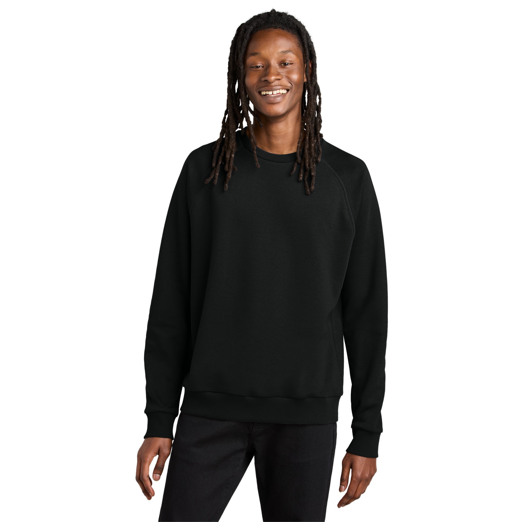 Unisex Organic CVC Fleece Crewneck Sweatshirt - Thumbnail Image