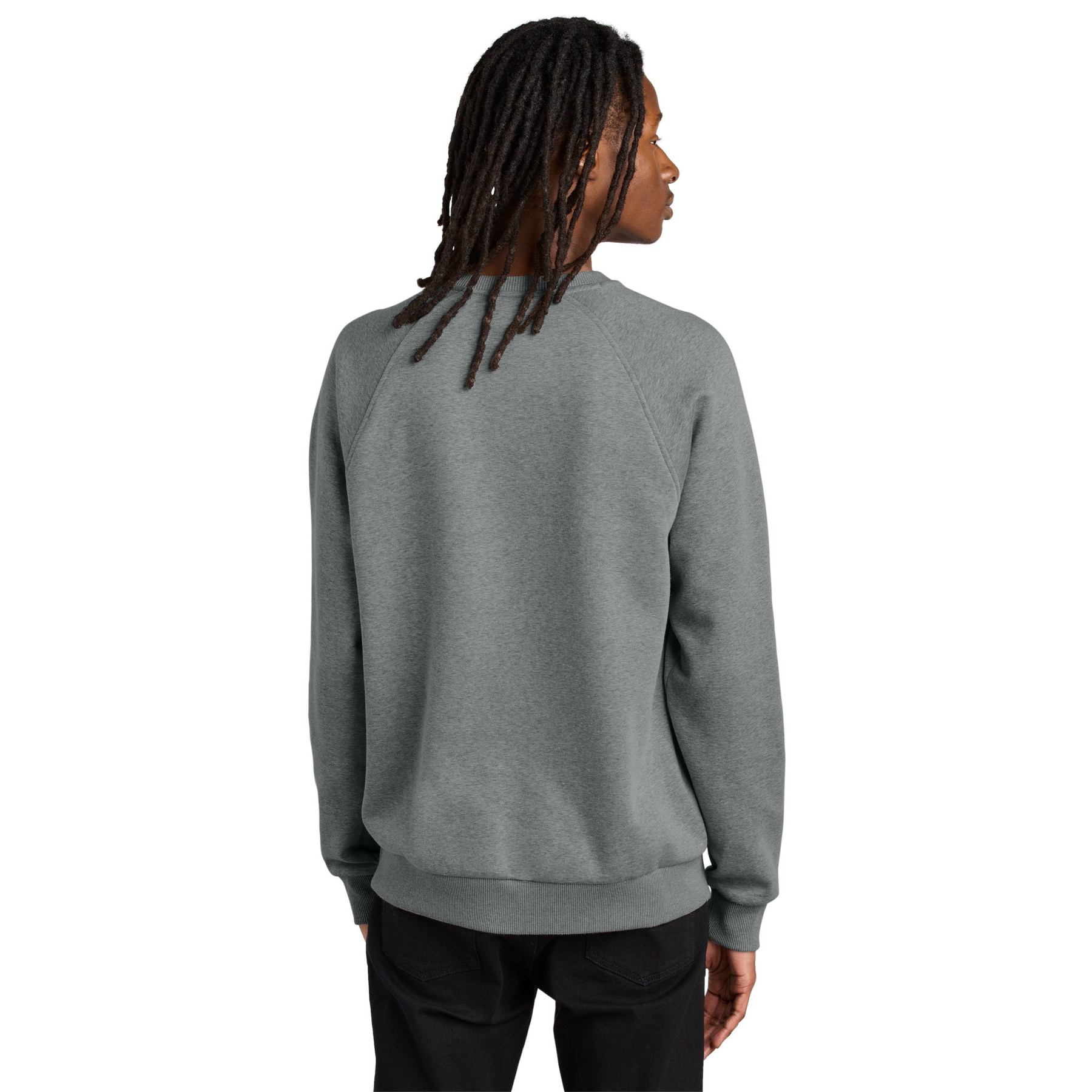 Unisex Organic CVC Fleece Crewneck Sweatshirt - Thumbnail Image