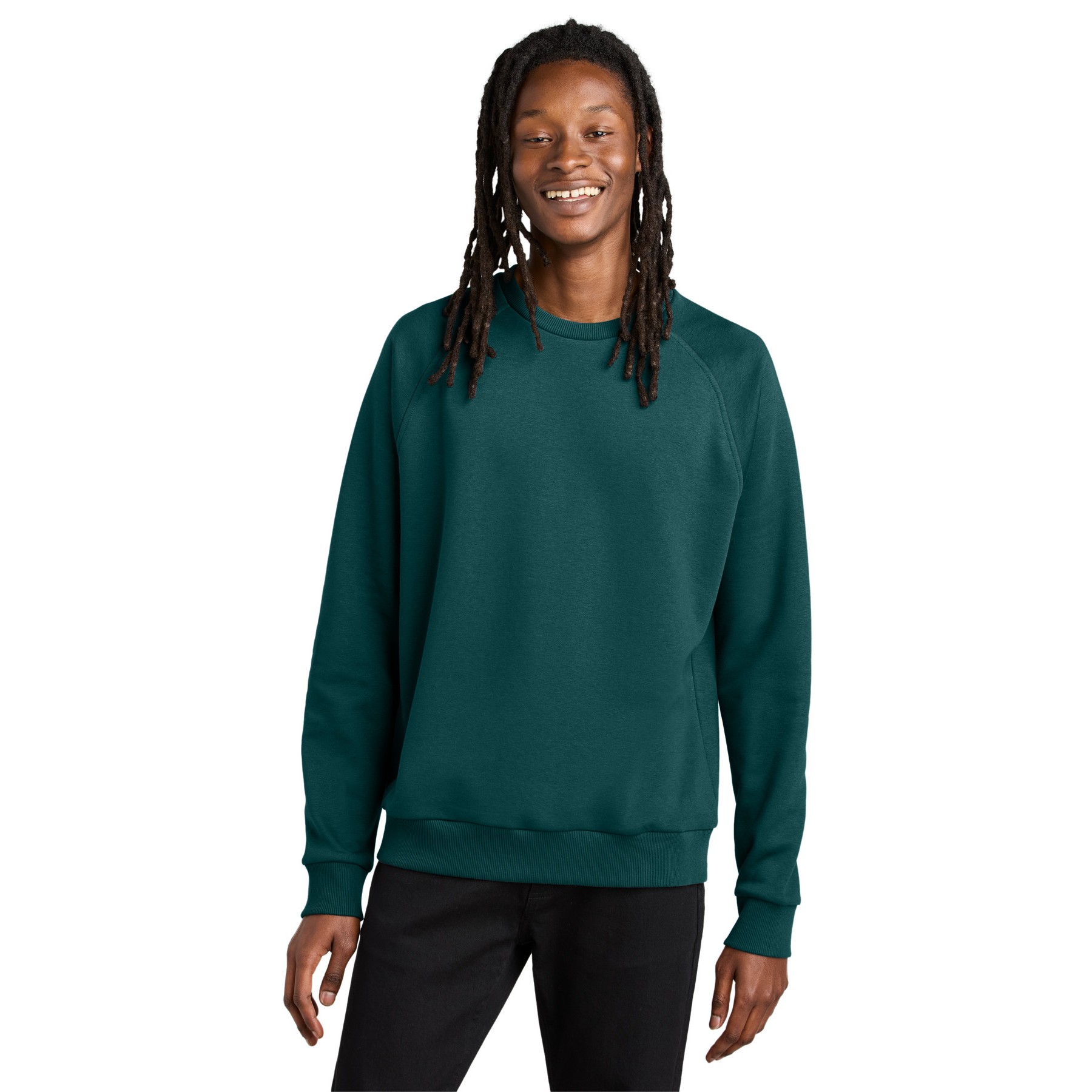 Unisex Organic CVC Fleece Crewneck Sweatshirt - Thumbnail Image