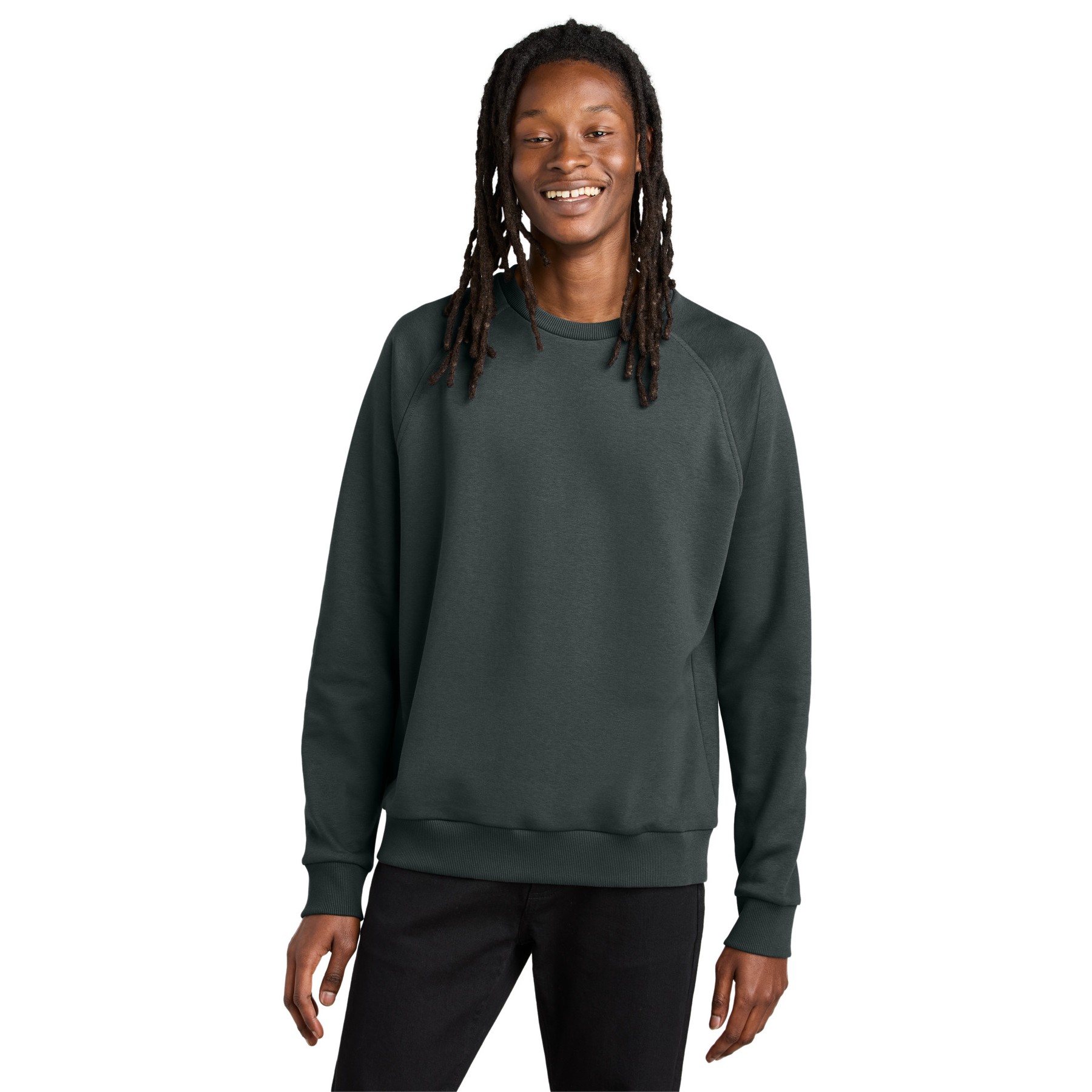 Unisex Organic CVC Fleece Crewneck Sweatshirt - Thumbnail Image