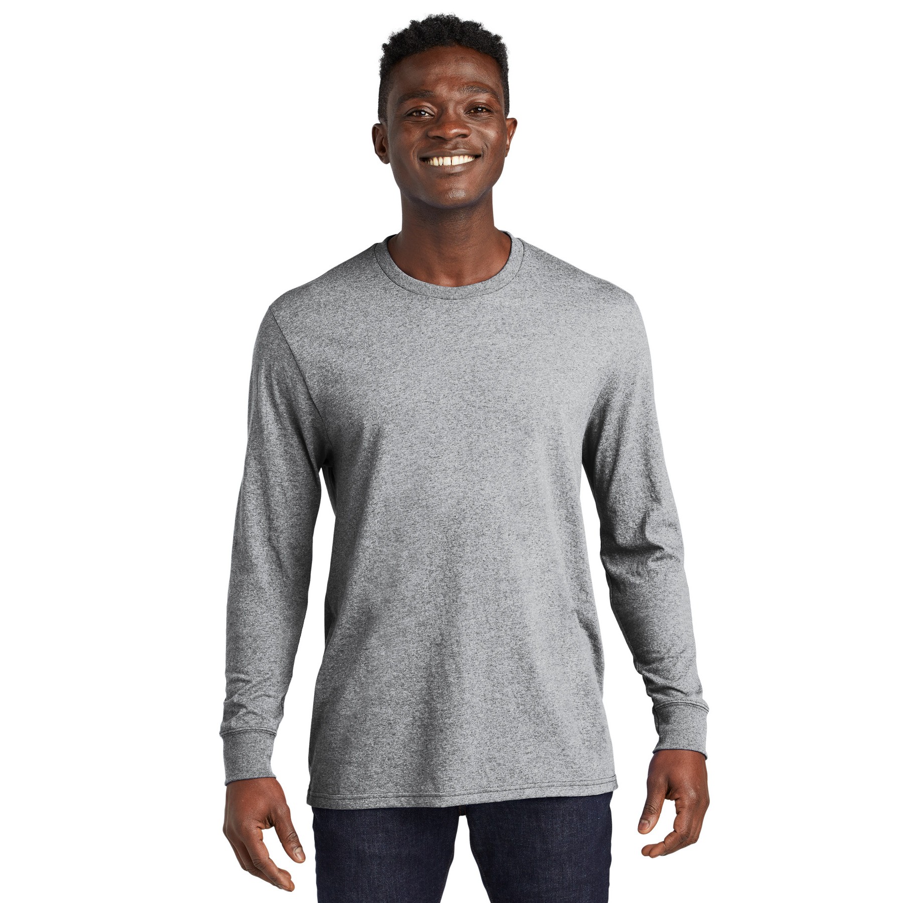 Unisex Long Sleeve Recycled Blend Tee - Main Image