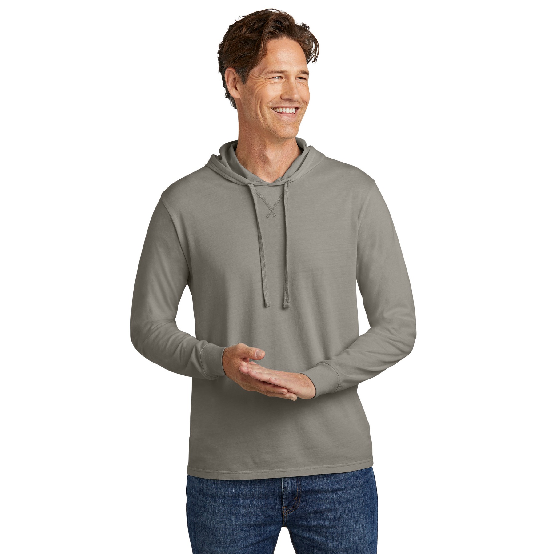 Unisex Mineral Dye Organic Cotton Hoodie Tee - Thumbnail Image