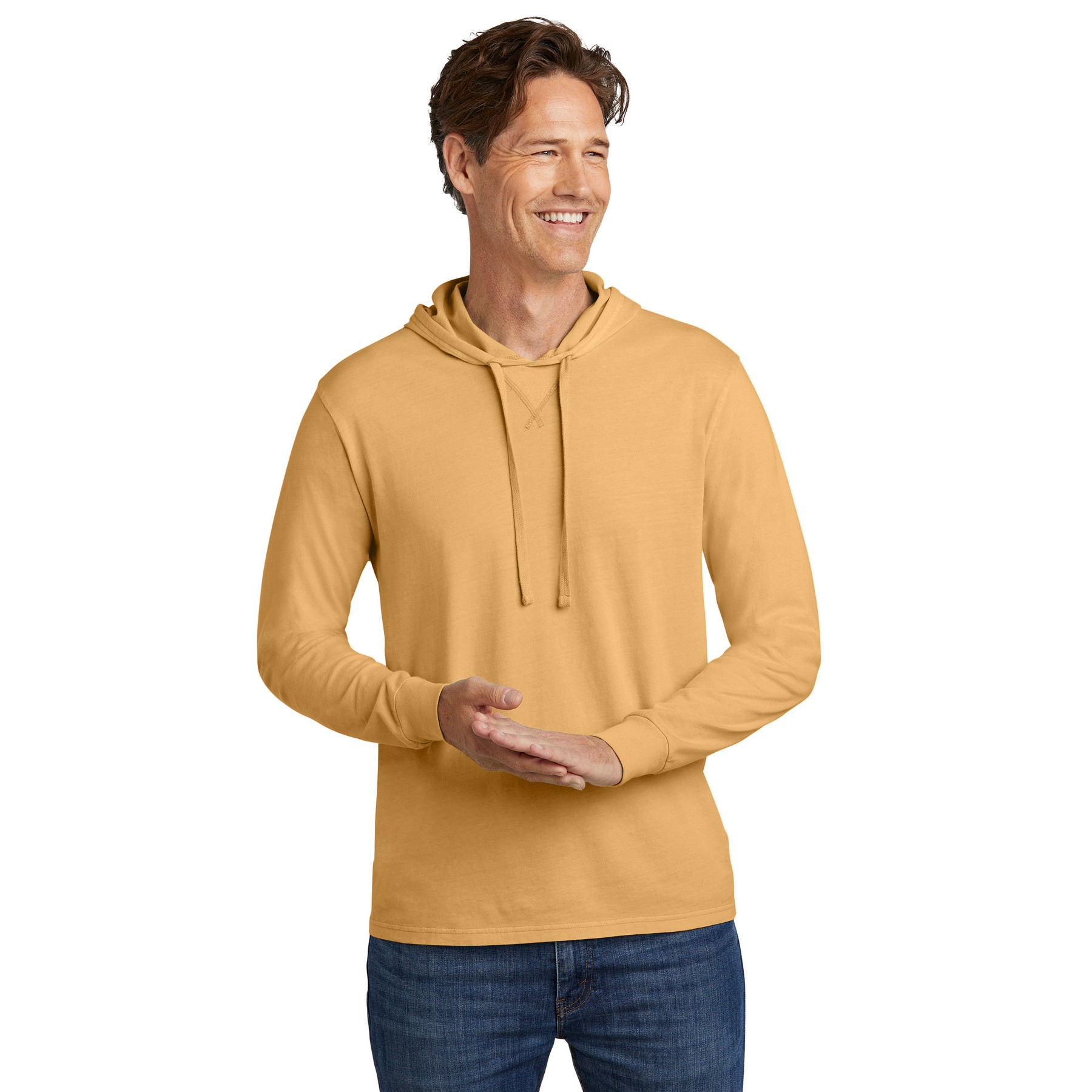 Unisex Mineral Dye Organic Cotton Hoodie Tee - Thumbnail Image