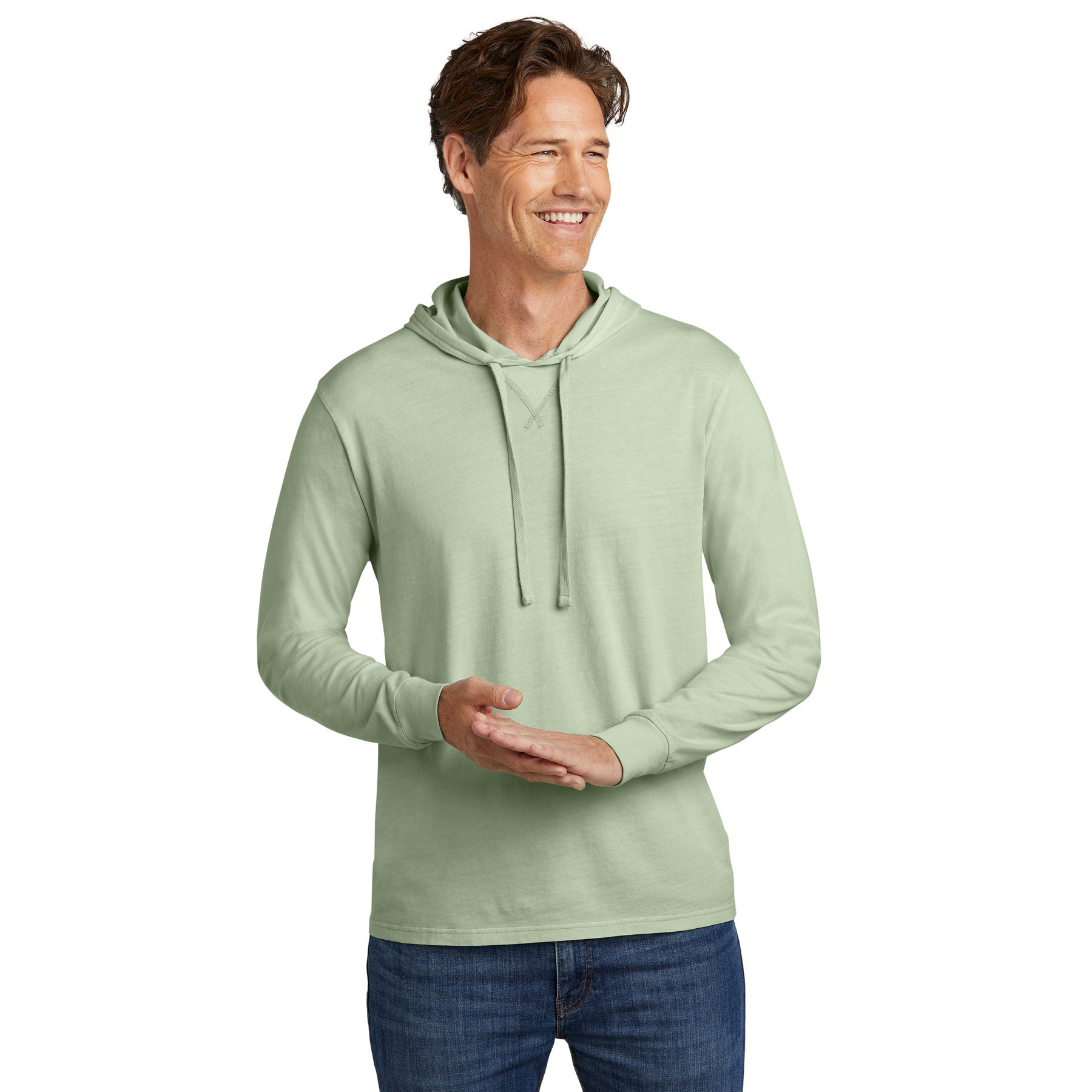 Unisex Mineral Dye Organic Cotton Hoodie Tee - Thumbnail Image