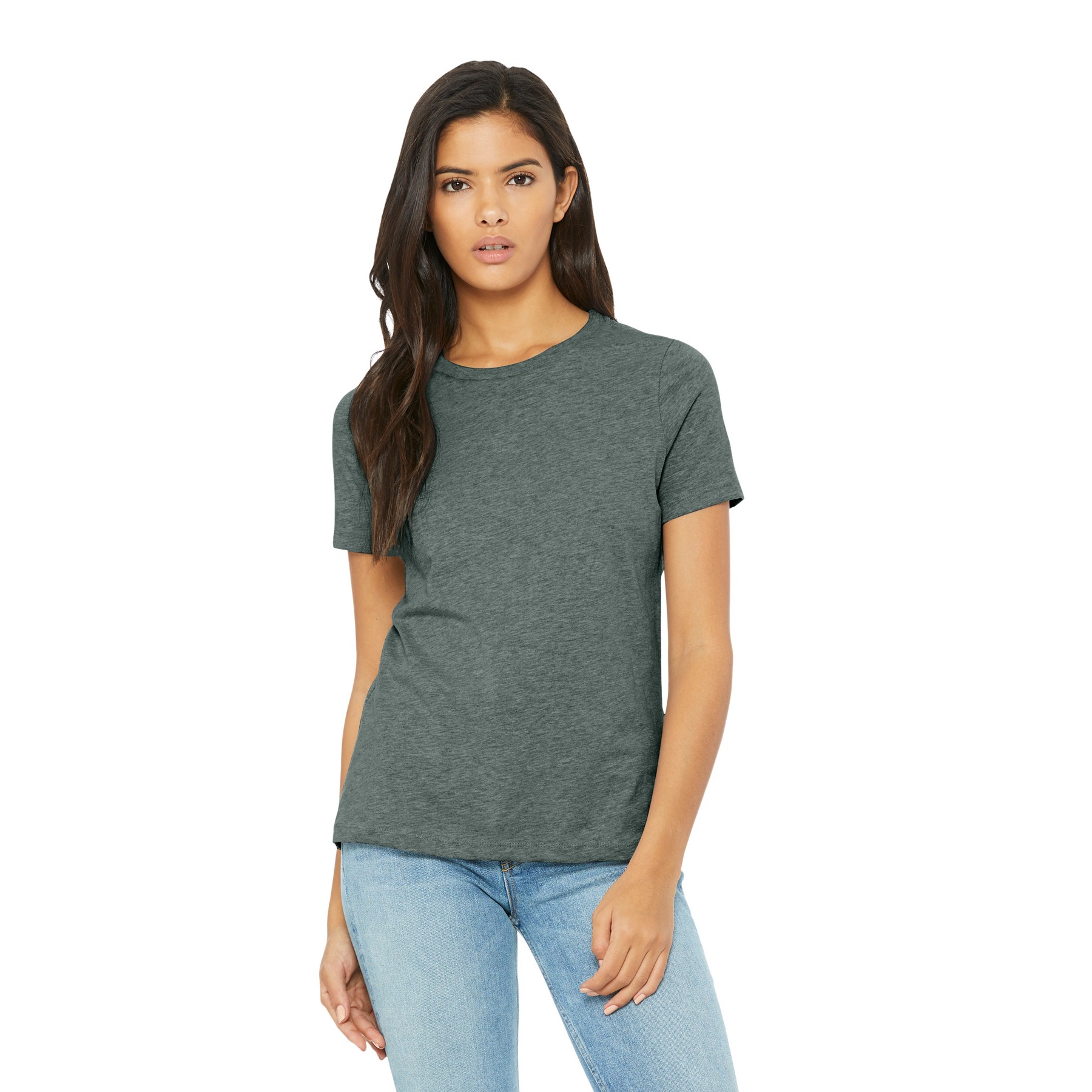 Women's Relaxed CVC Tee - Thumbnail Image