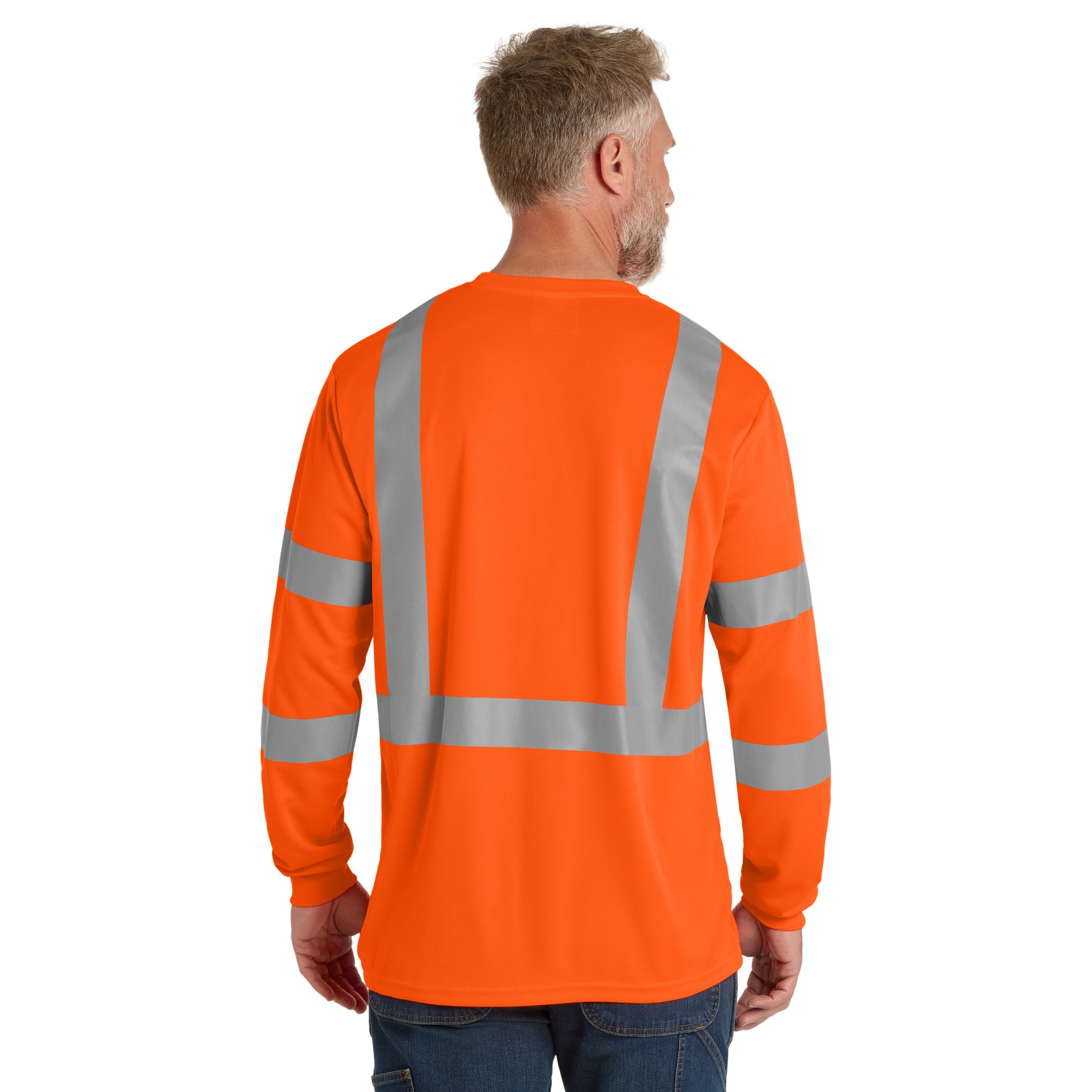 ANSI 107 Class 3 Mesh Long Sleeve Tee - Thumbnail Image
