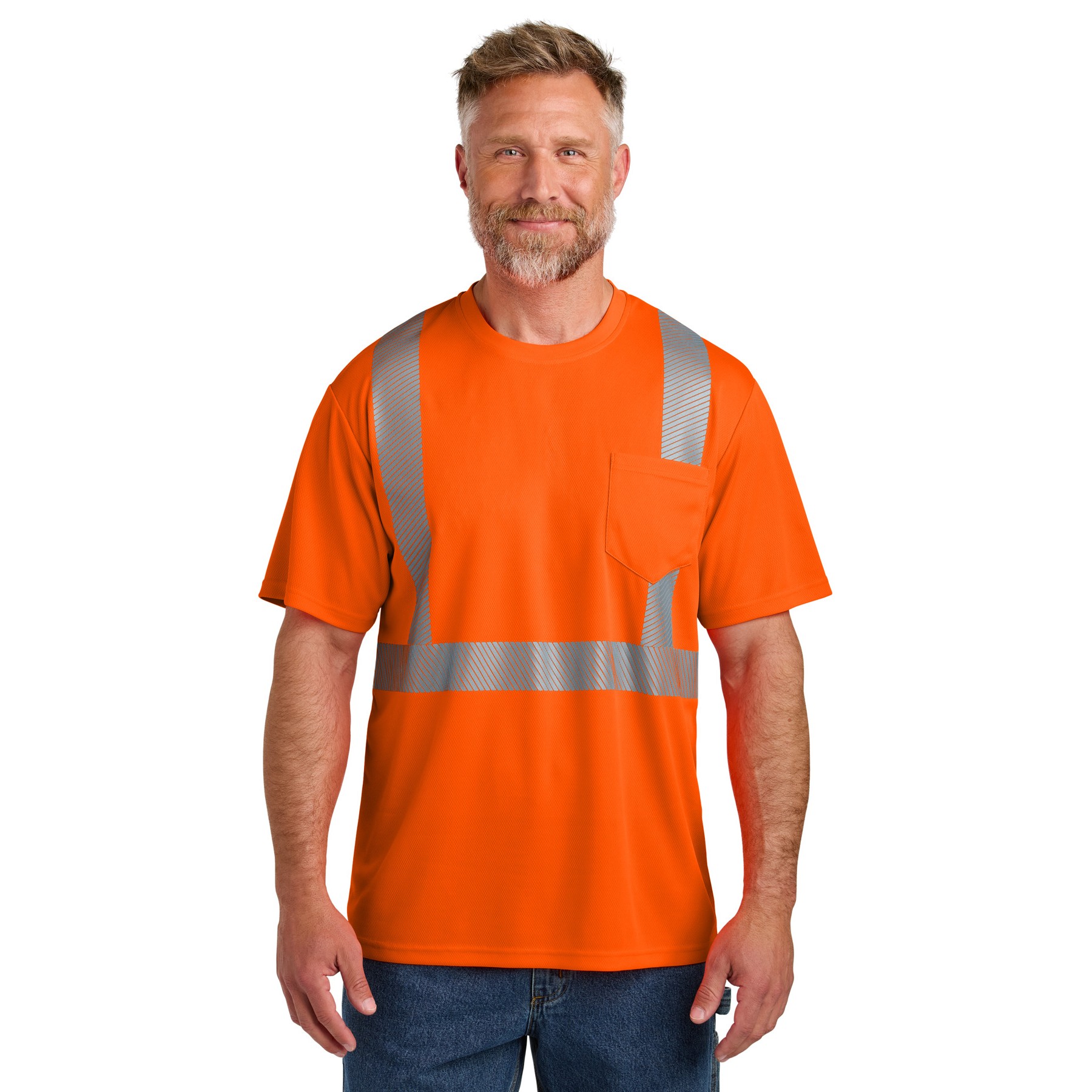 ANSI 107 Class 2 Segmented Tape Tee - Main Image