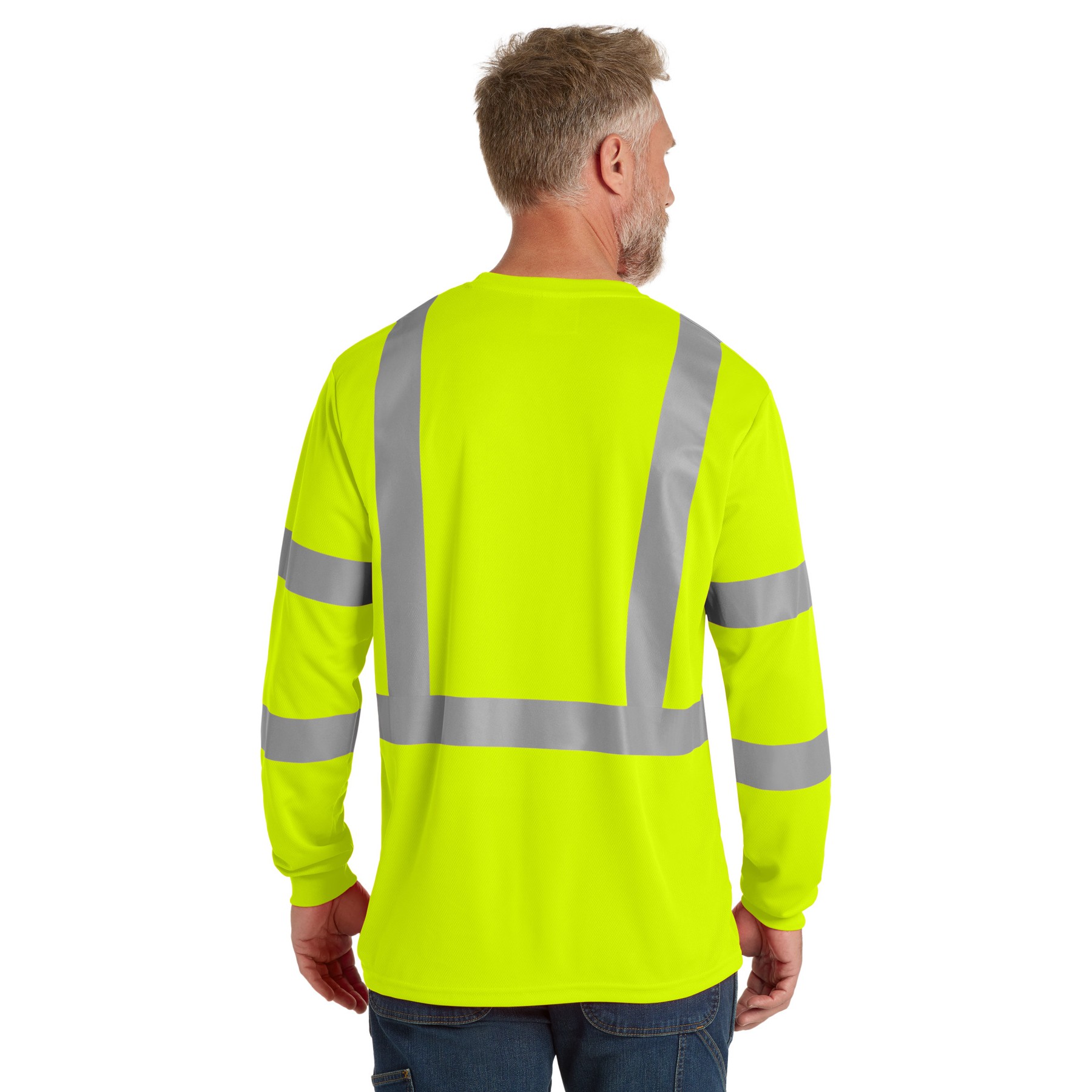 ANSI 107 Class 3 Mesh Long Sleeve Tee - Thumbnail Image