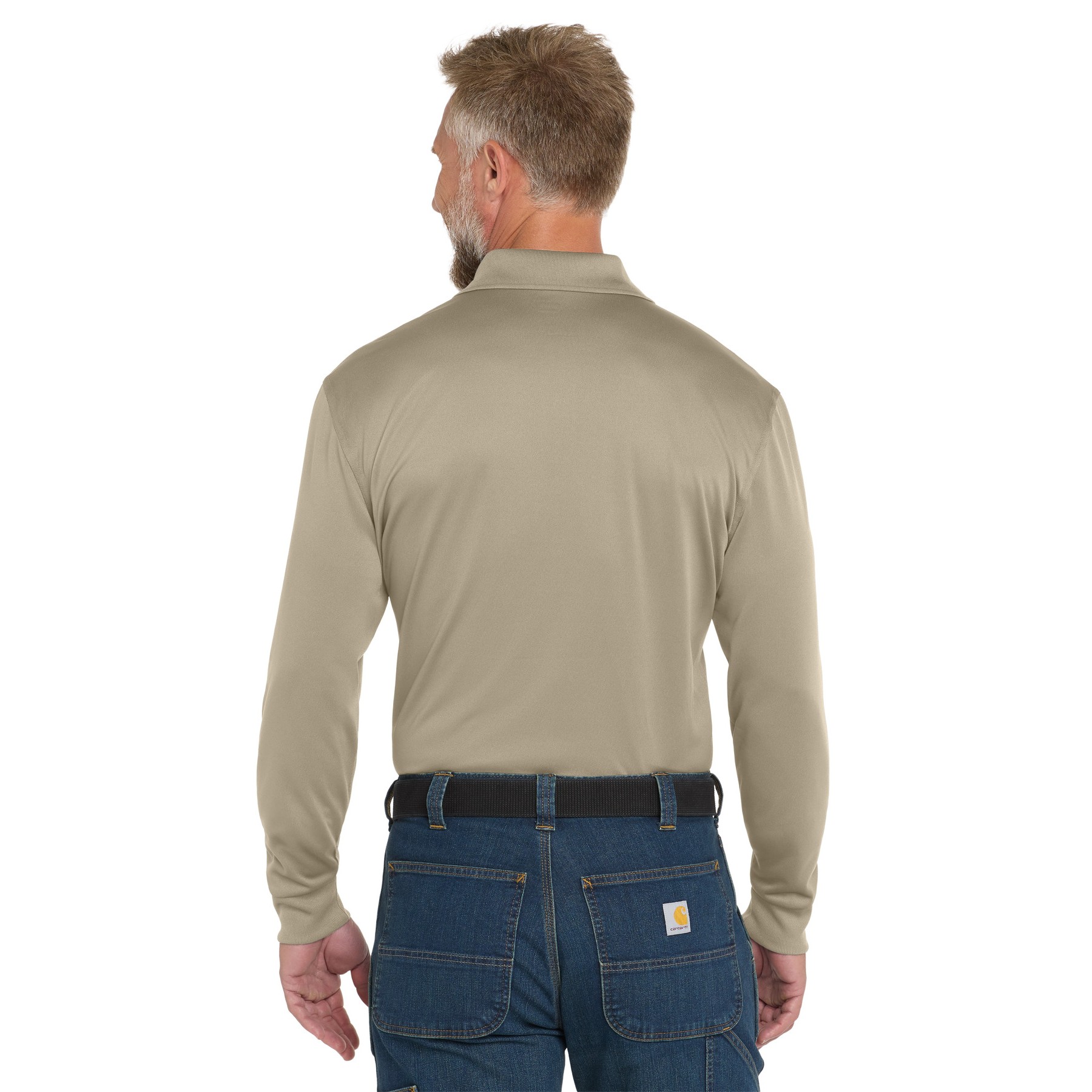 Select Snag-Proof Long Sleeve Polo - Thumbnail Image