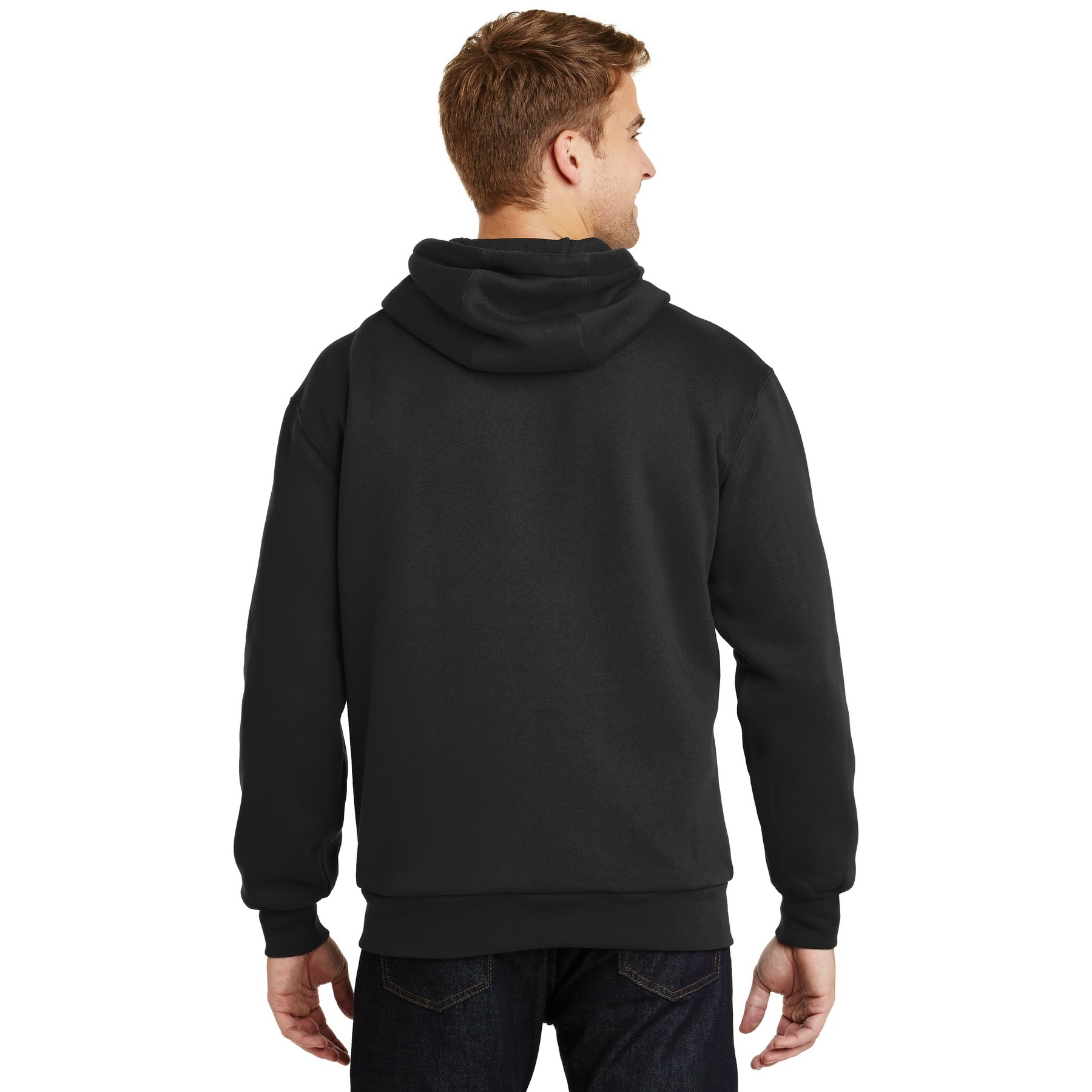 Heavyweight Full-Zip Hooded Sweatshirt with Thermal Lining - Thumbnail Image