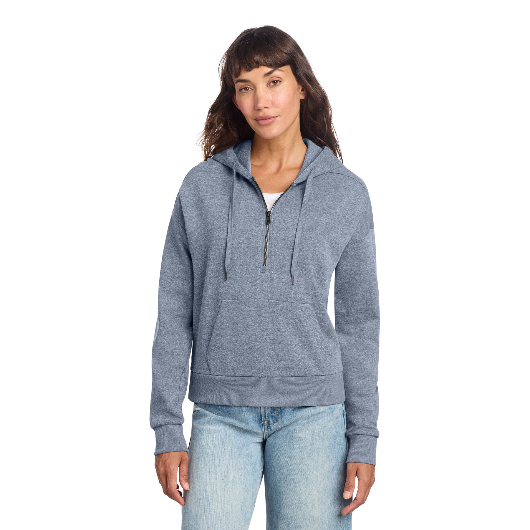 Women's Perfect Tri Fleece 1/2-Zip Pullover - Thumbnail Image