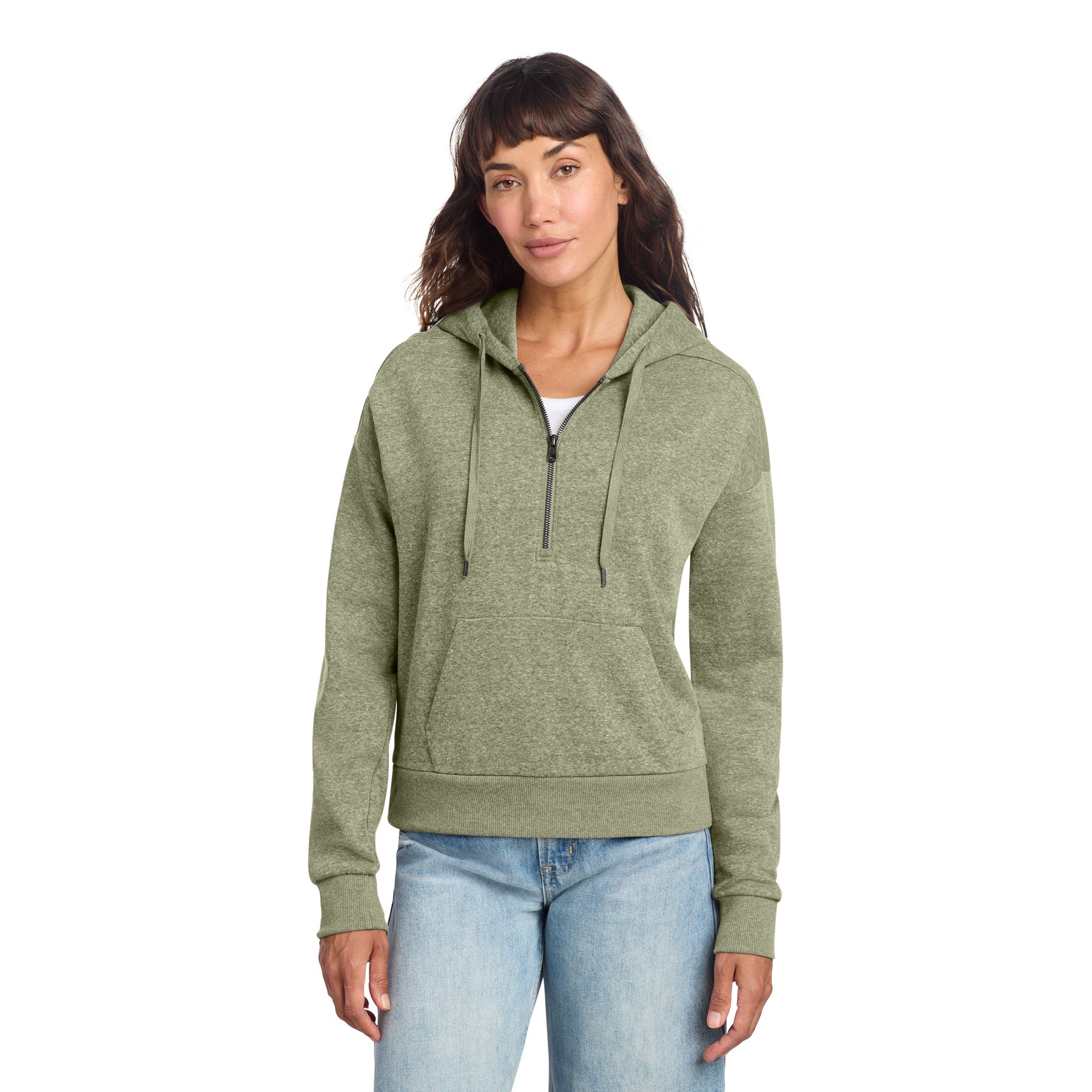 Women's Perfect Tri Fleece 1/2-Zip Pullover - Thumbnail Image