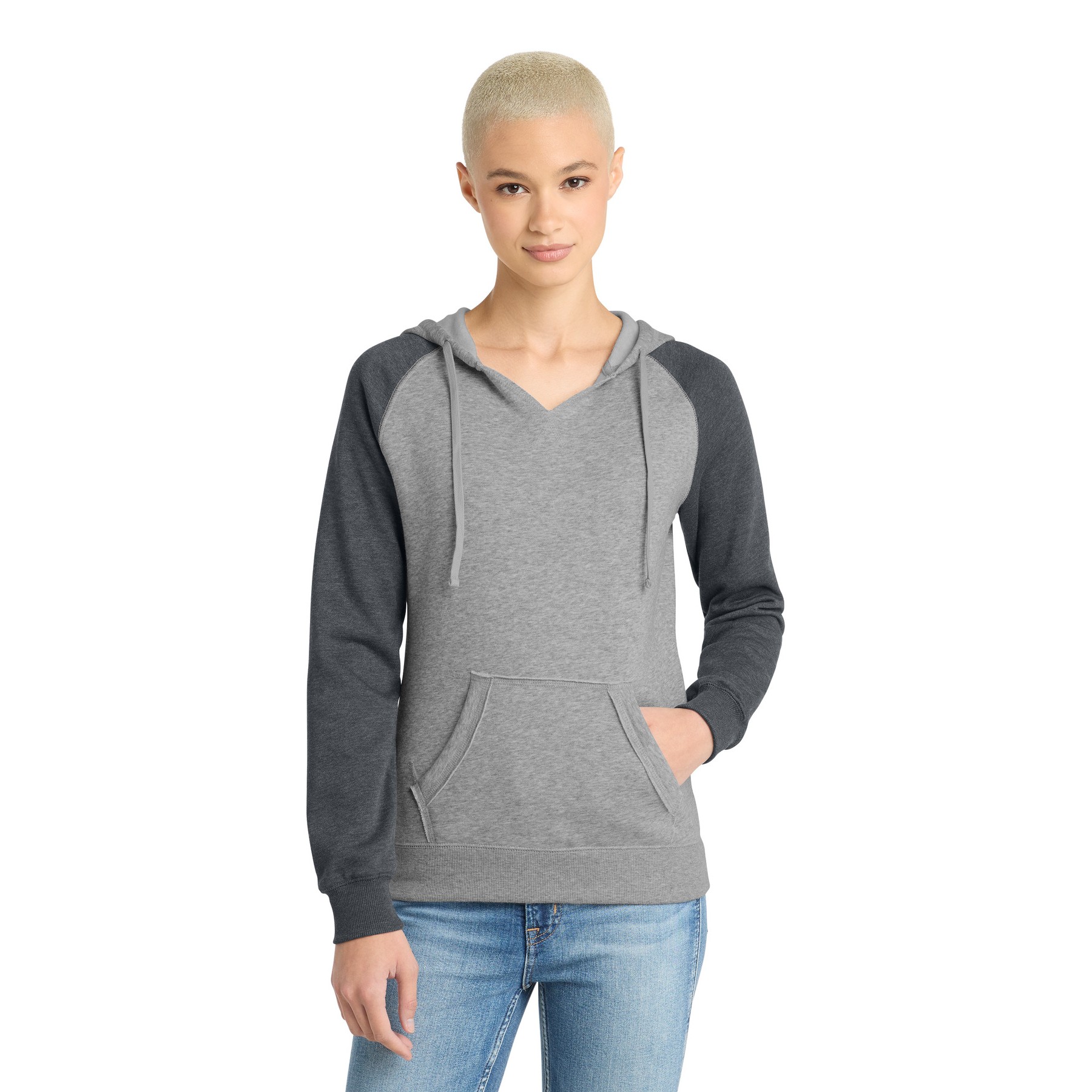 Women's Lightweight Fleece Raglan Hoodie - Main Image
