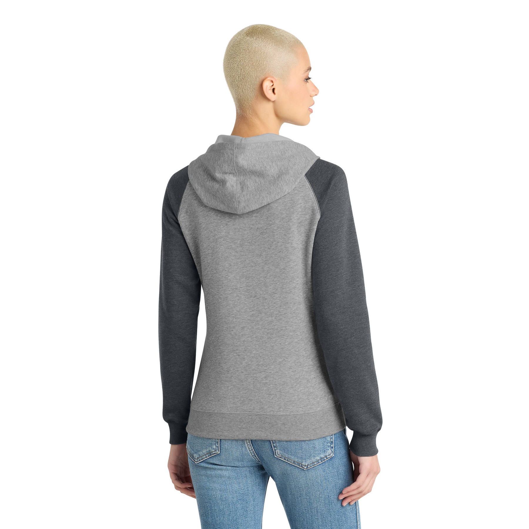 Women's Lightweight Fleece Raglan Hoodie - Thumbnail Image