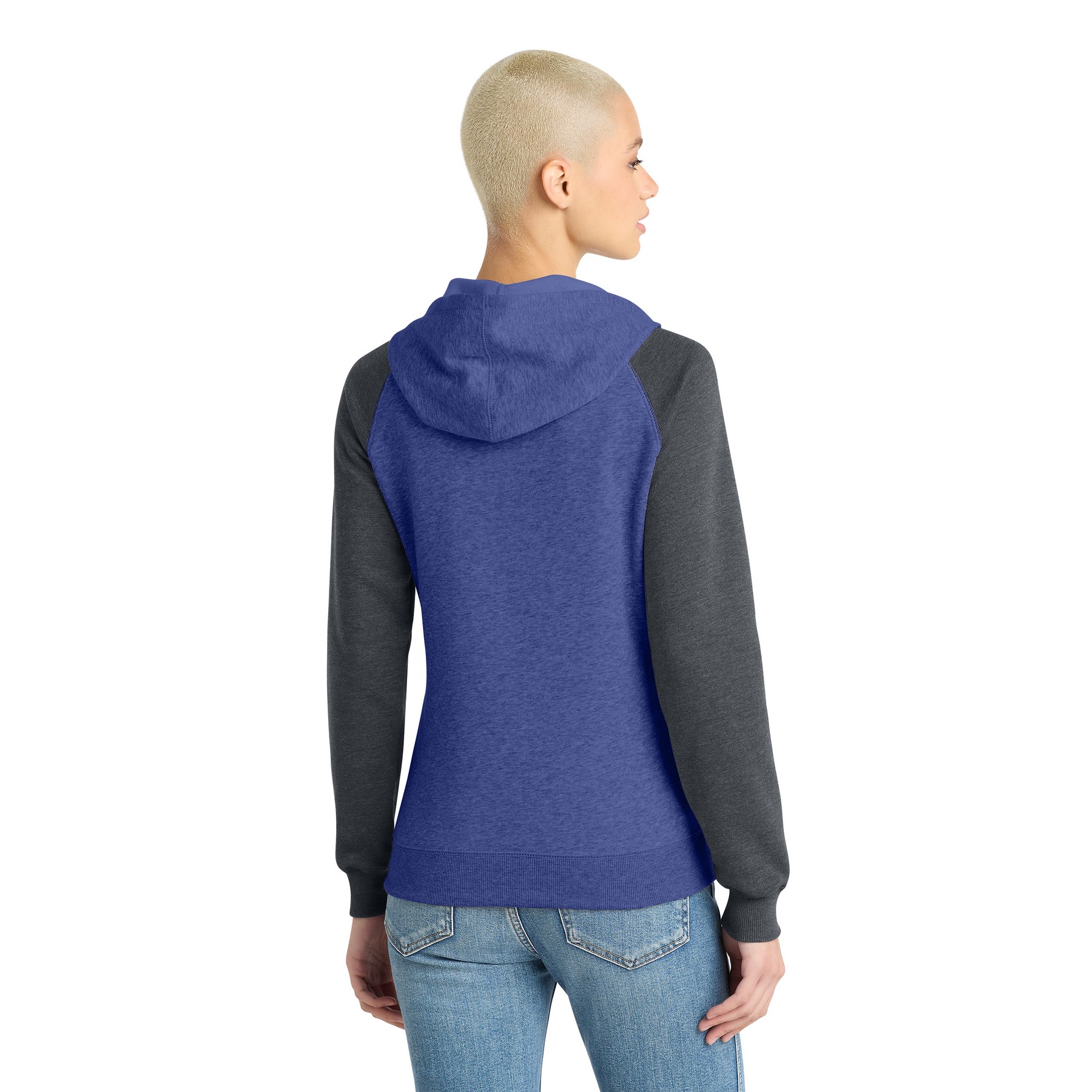 Women's Lightweight Fleece Raglan Hoodie - Thumbnail Image