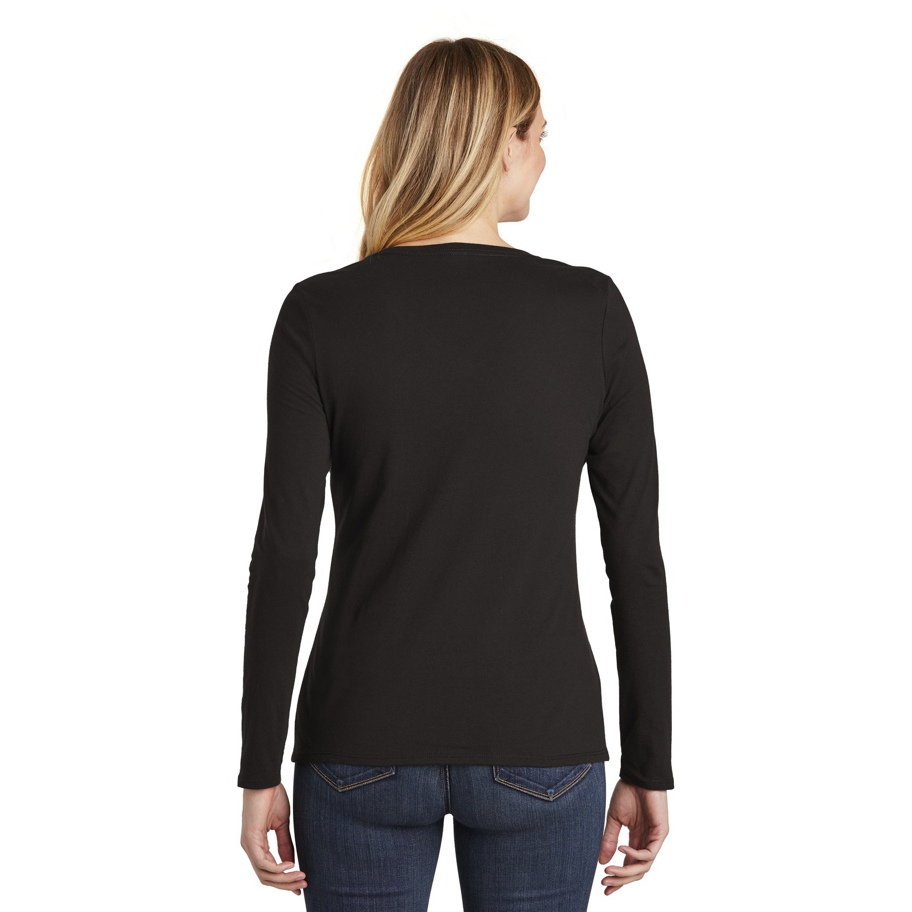 Women's Very Important Tee Long Sleeve V-Neck - Thumbnail Image