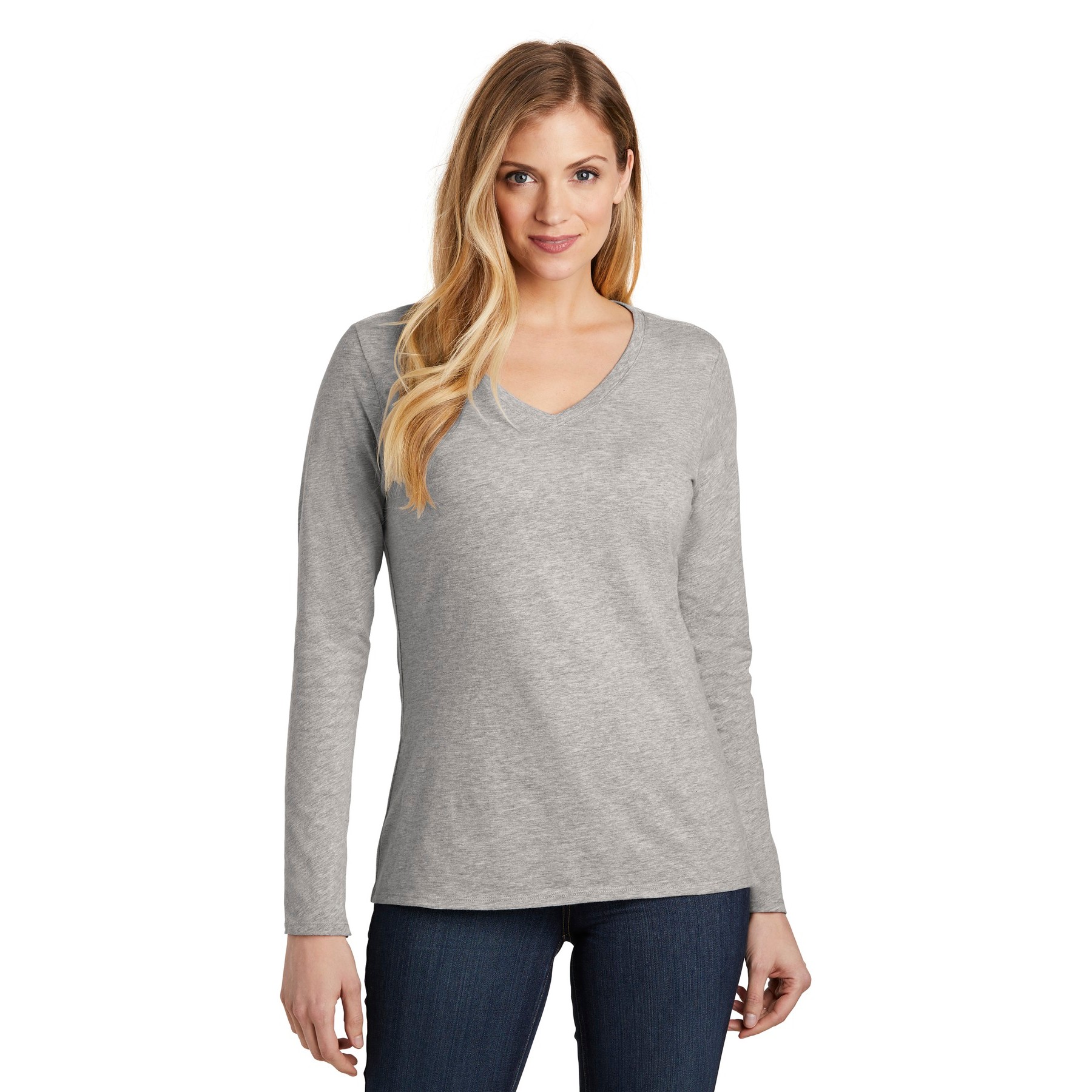 Women's Very Important Tee Long Sleeve V-Neck - Thumbnail Image