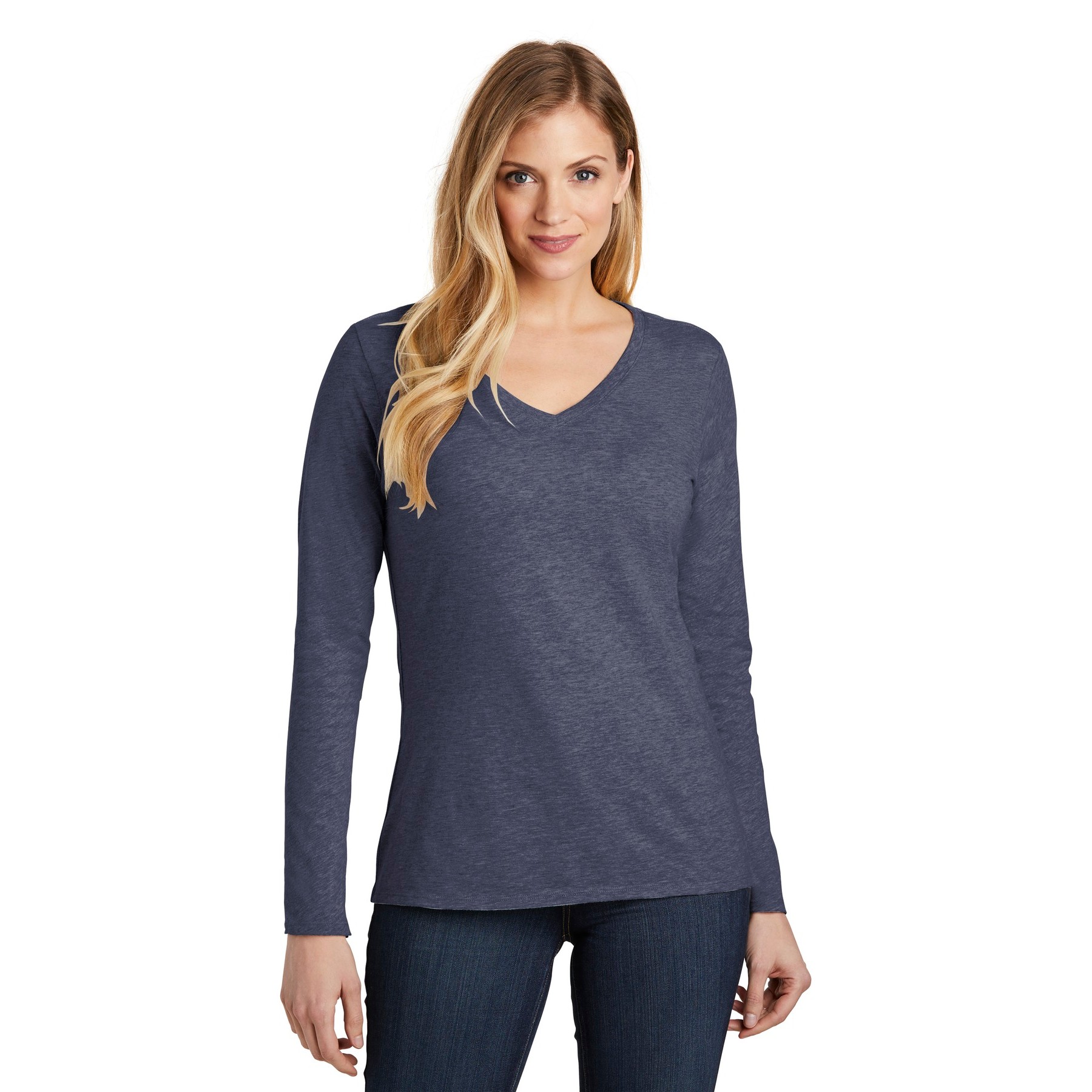 Women's Very Important Tee Long Sleeve V-Neck - Thumbnail Image