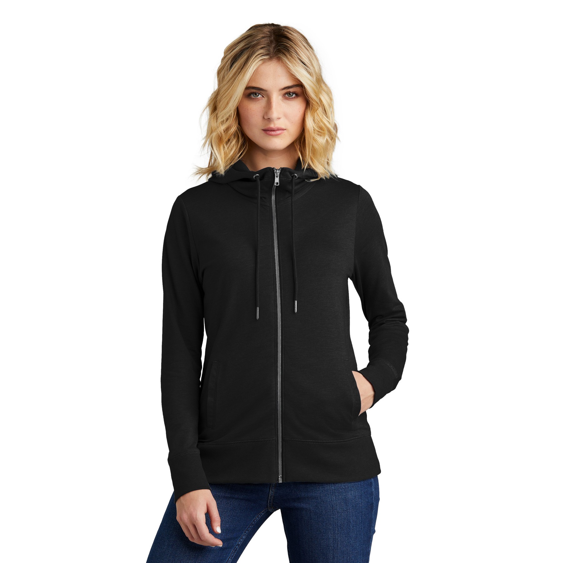 Women's Featherweight French Terry Full-Zip Hoodie - Thumbnail Image