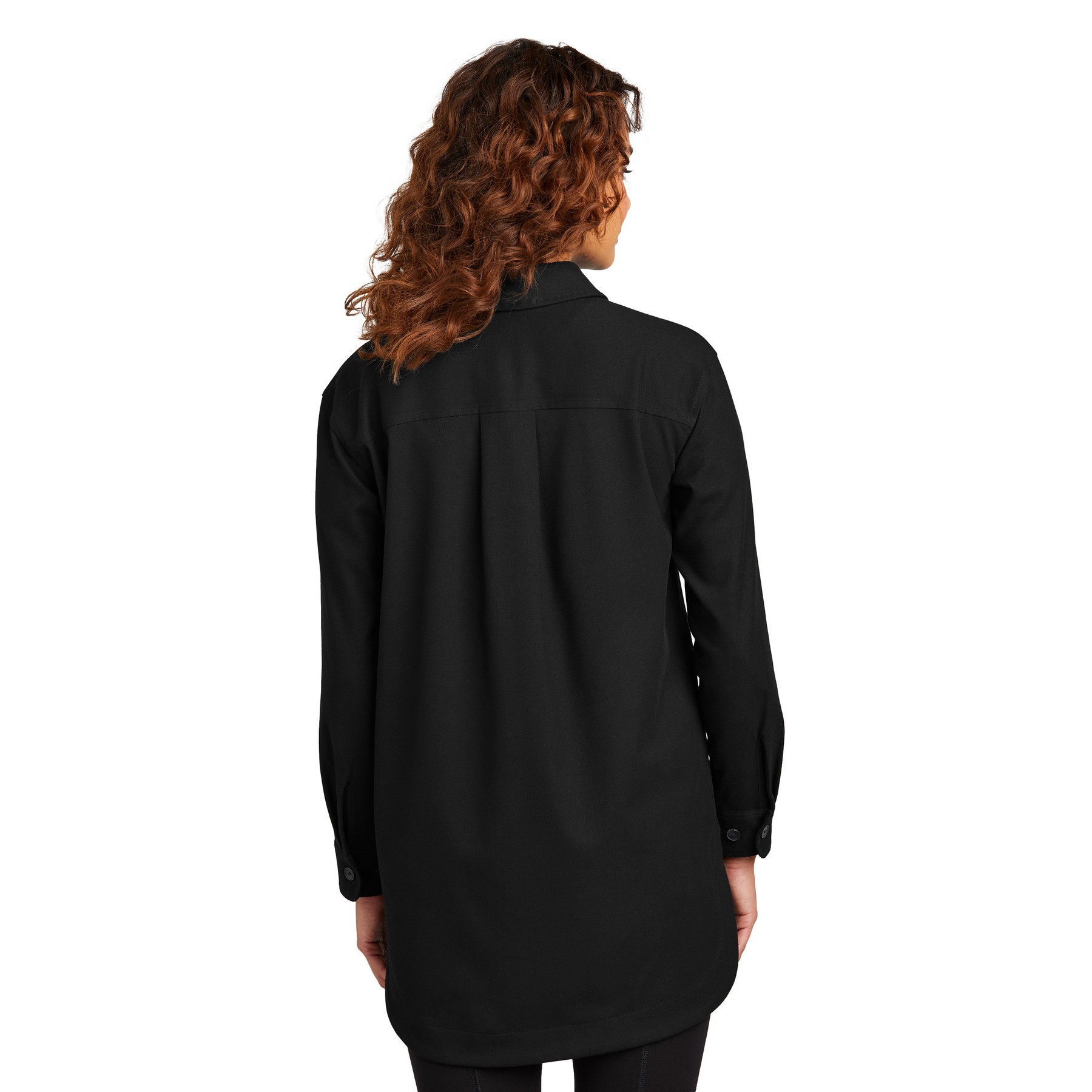 Women's Long Sleeve Twill Overshirt - Thumbnail Image