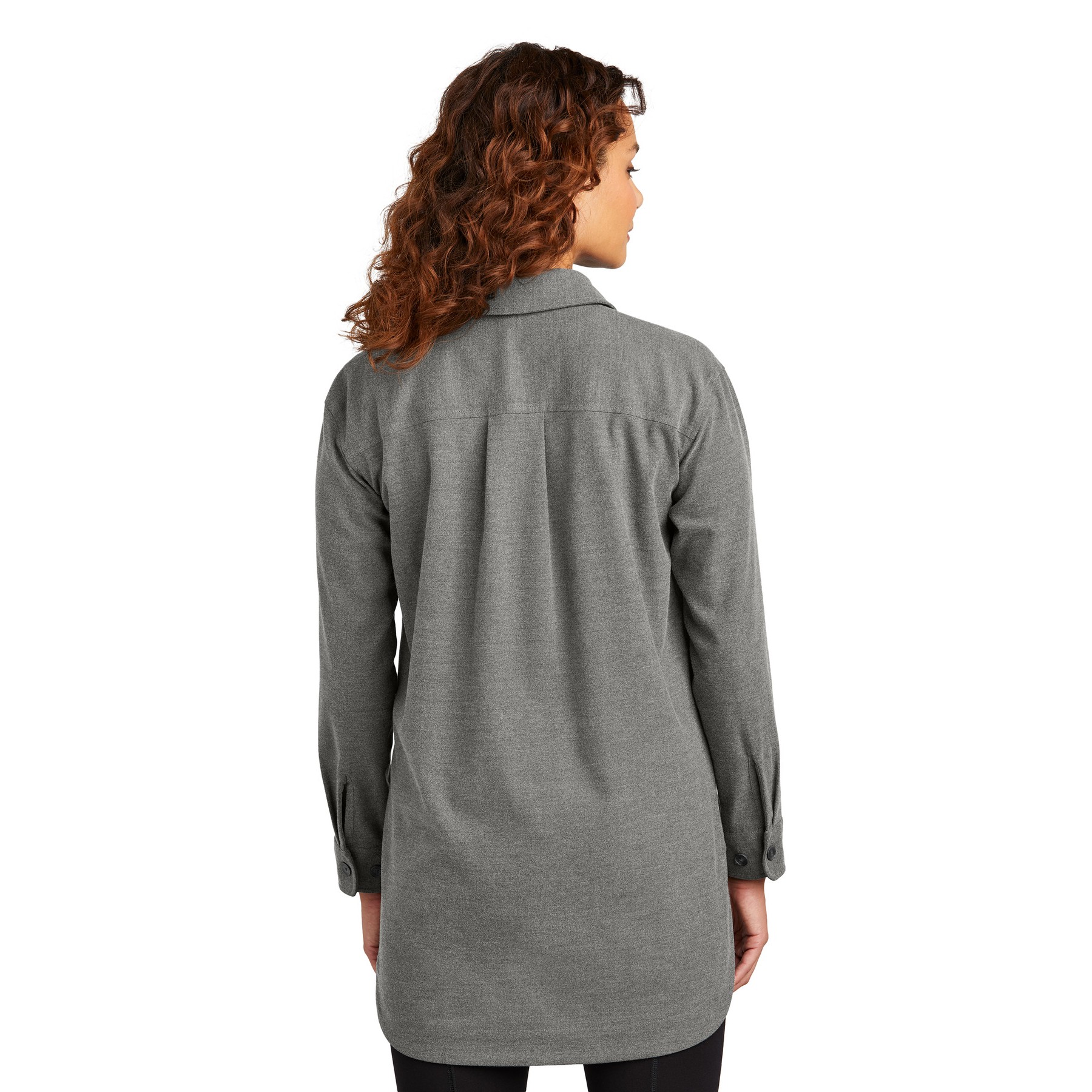 Women's Long Sleeve Twill Overshirt - Thumbnail Image