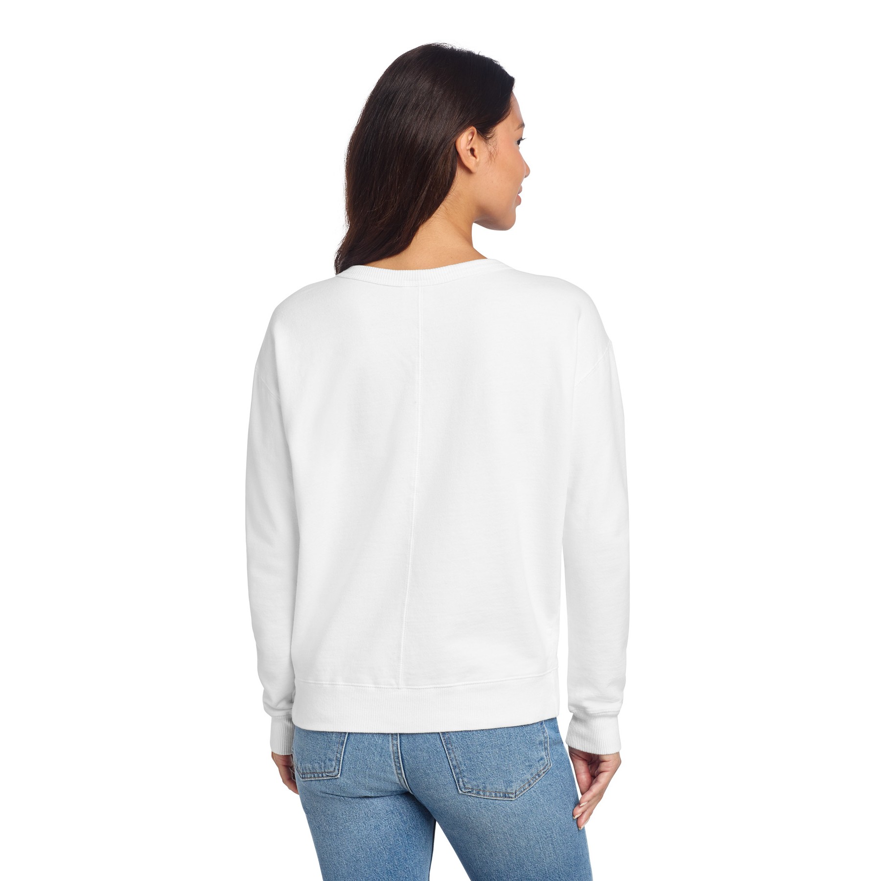 Garment-Dyed V-Neck Sweatshirt - Thumbnail Image