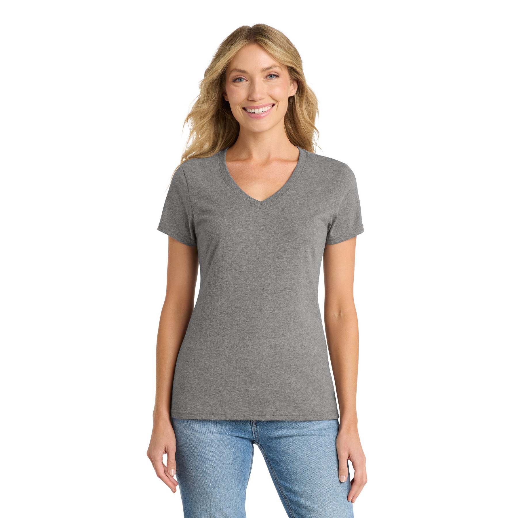 Women's Fan Favorite Blend V-Neck Tee - Thumbnail Image