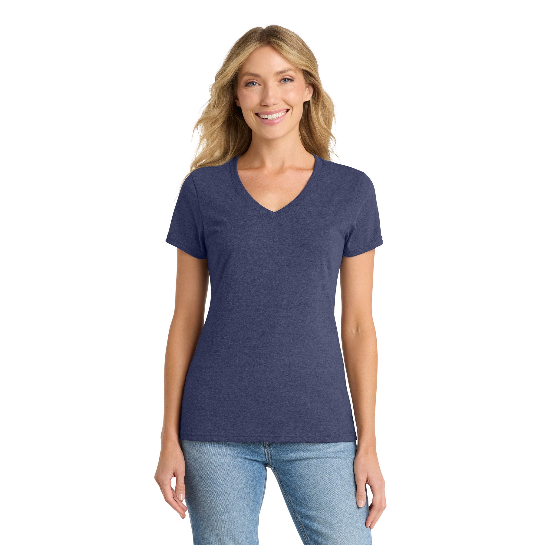 Women's Fan Favorite Blend V-Neck Tee - Thumbnail Image
