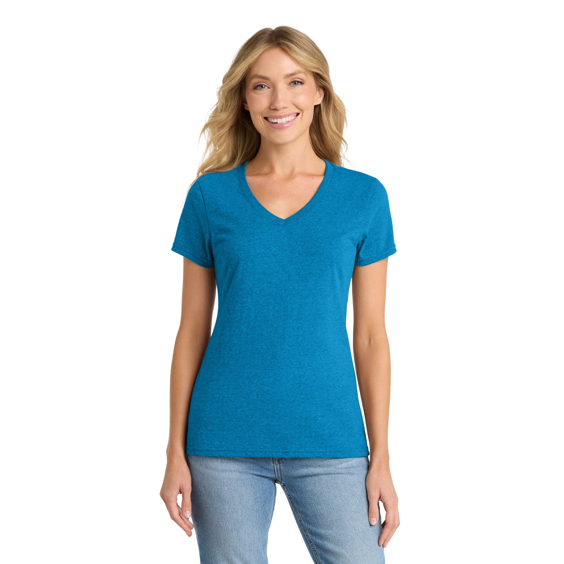 Women's Fan Favorite Blend V-Neck Tee - Thumbnail Image