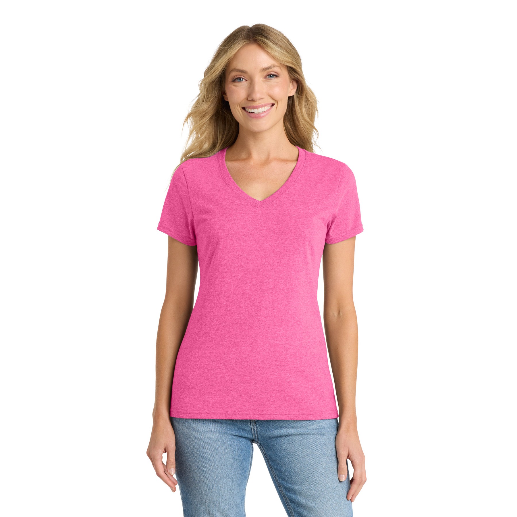 Women's Fan Favorite Blend V-Neck Tee - Thumbnail Image