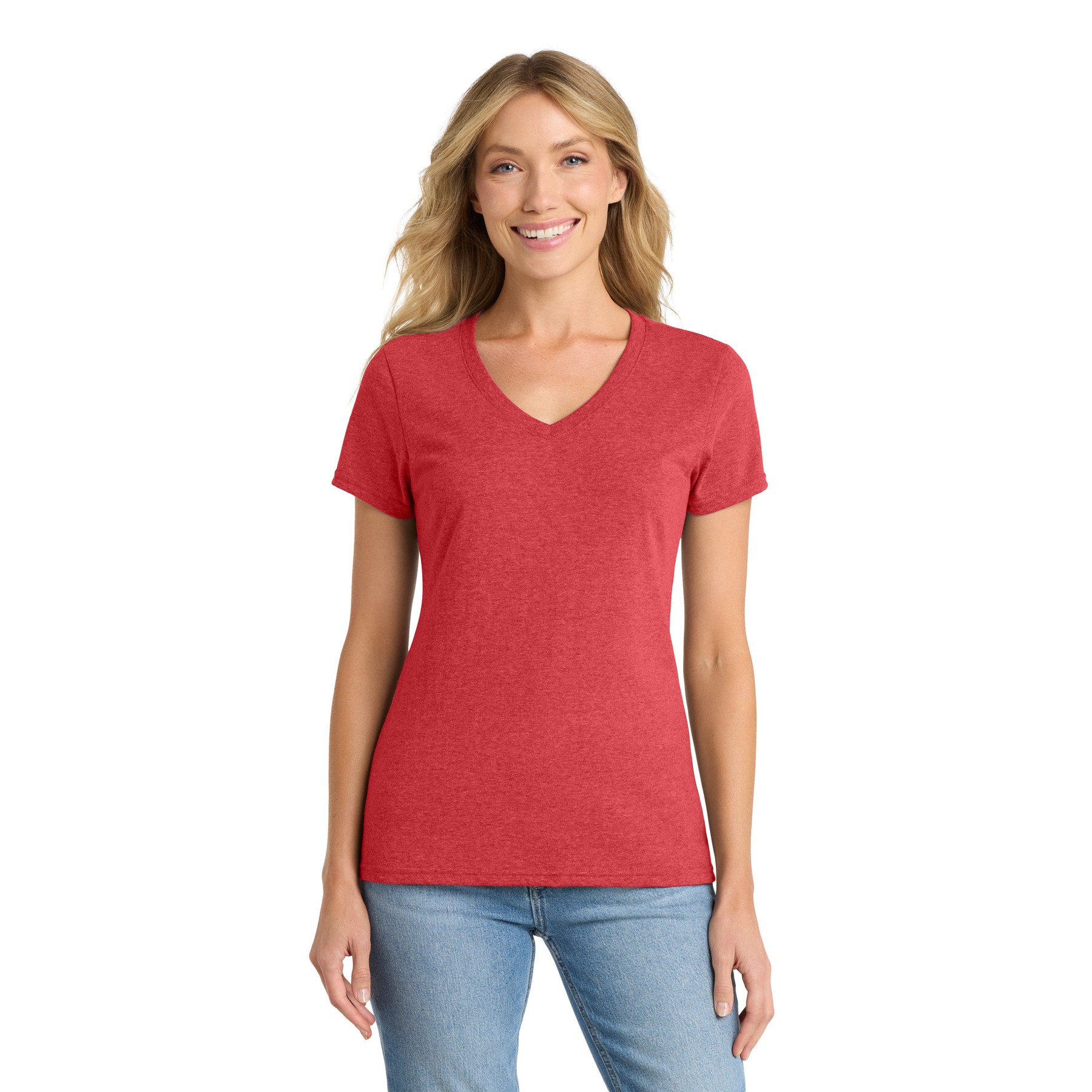 Women's Fan Favorite Blend V-Neck Tee - Thumbnail Image