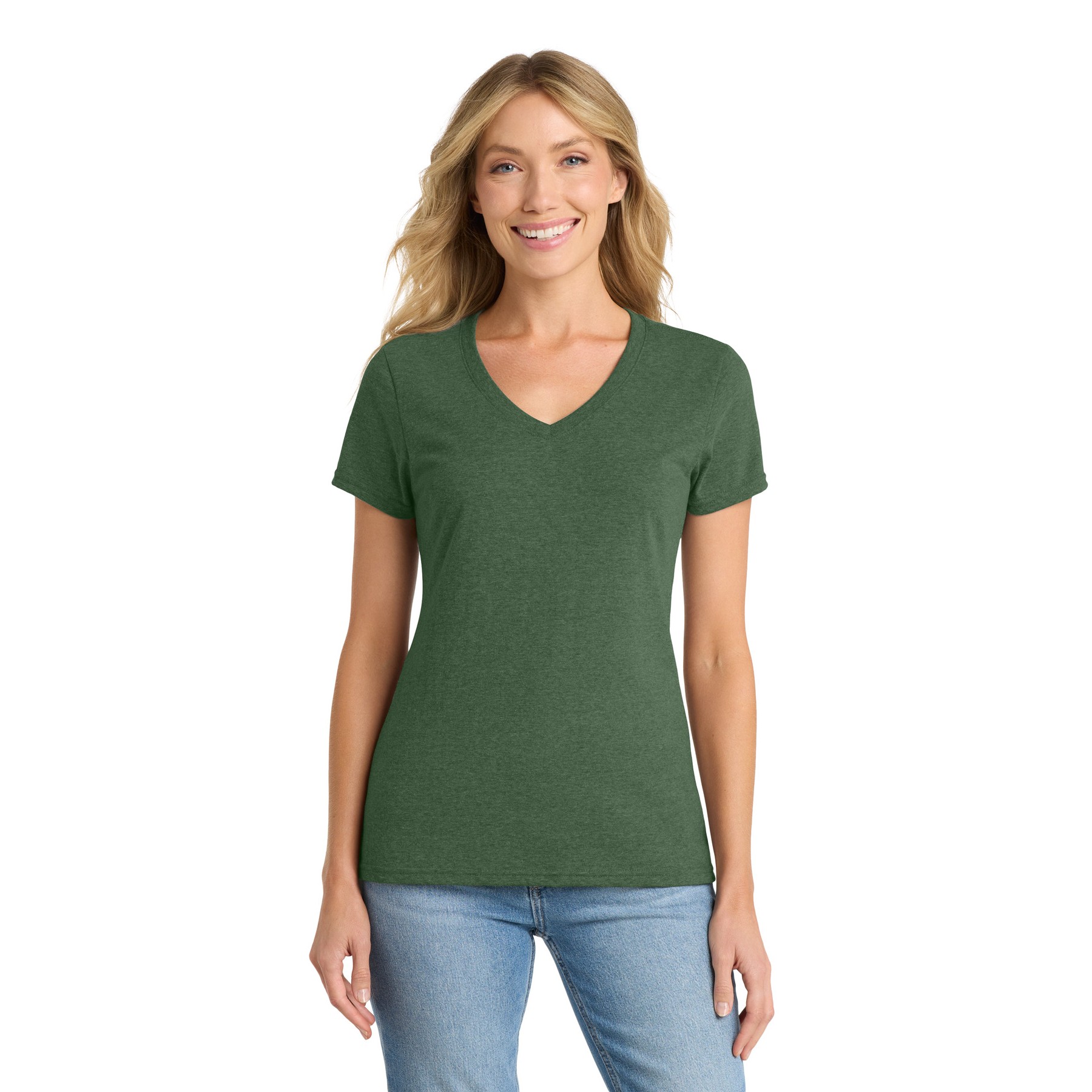 Women's Fan Favorite Blend V-Neck Tee - Thumbnail Image