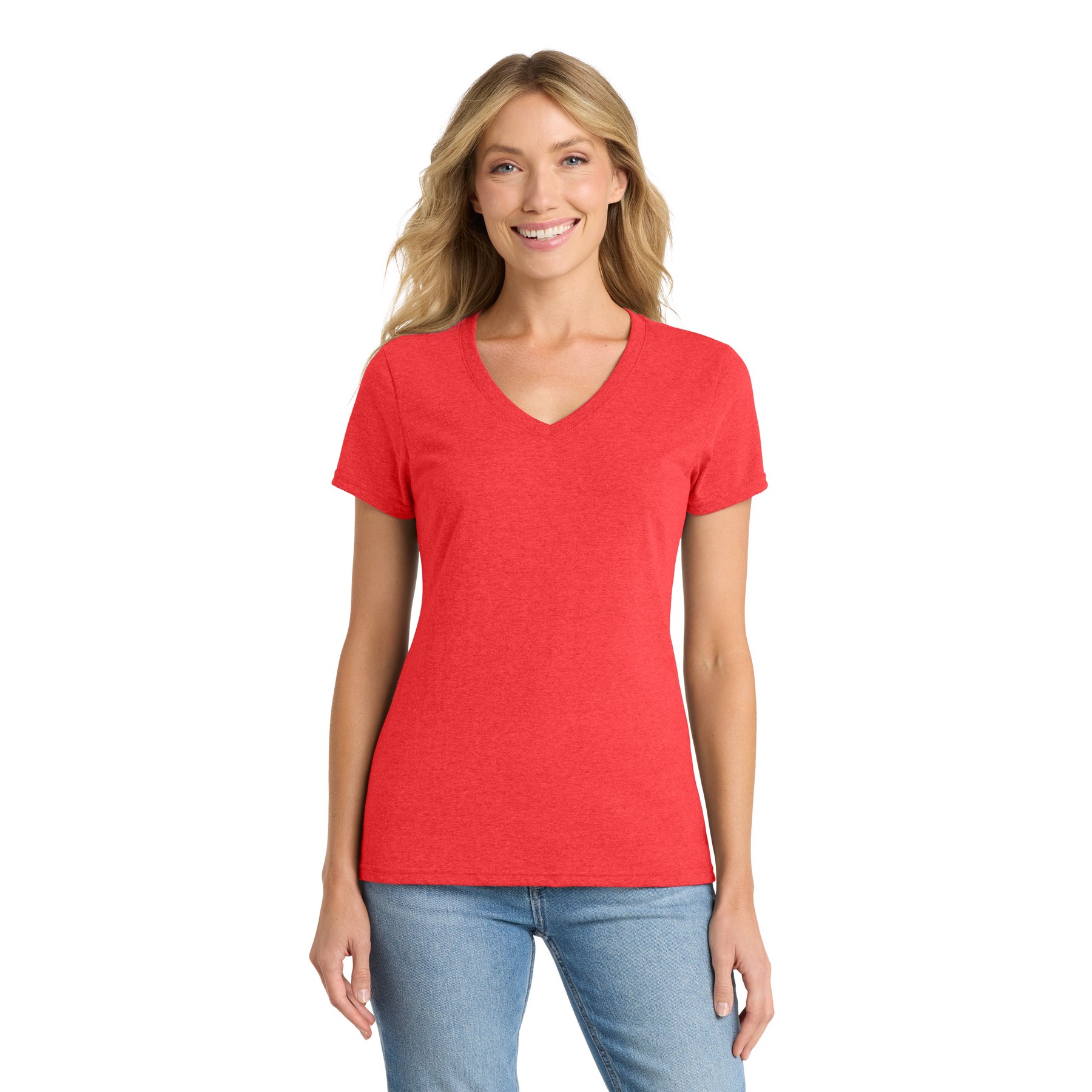 Women's Fan Favorite Blend V-Neck Tee - Thumbnail Image