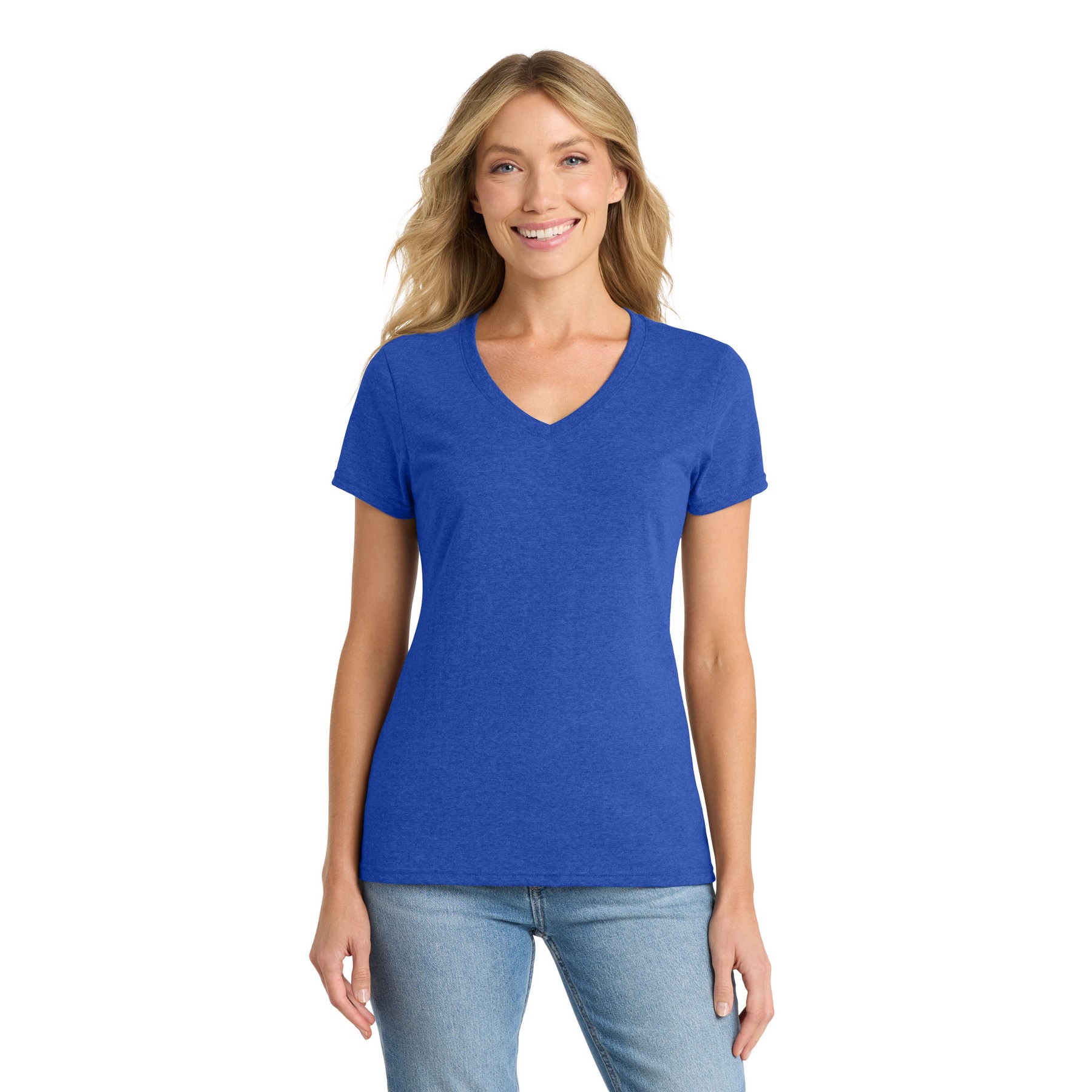 Women's Fan Favorite Blend V-Neck Tee - Thumbnail Image