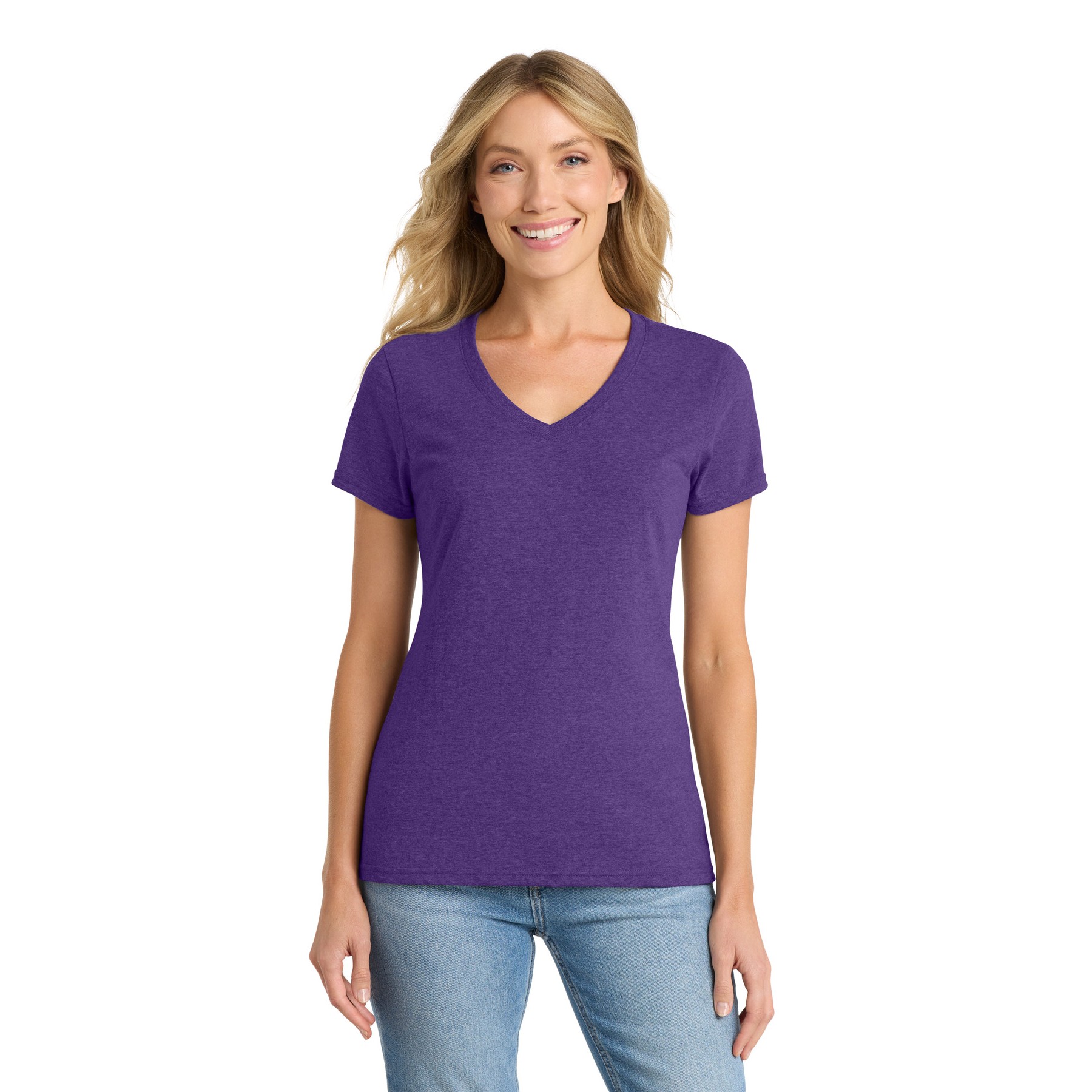 Women's Fan Favorite Blend V-Neck Tee - Thumbnail Image