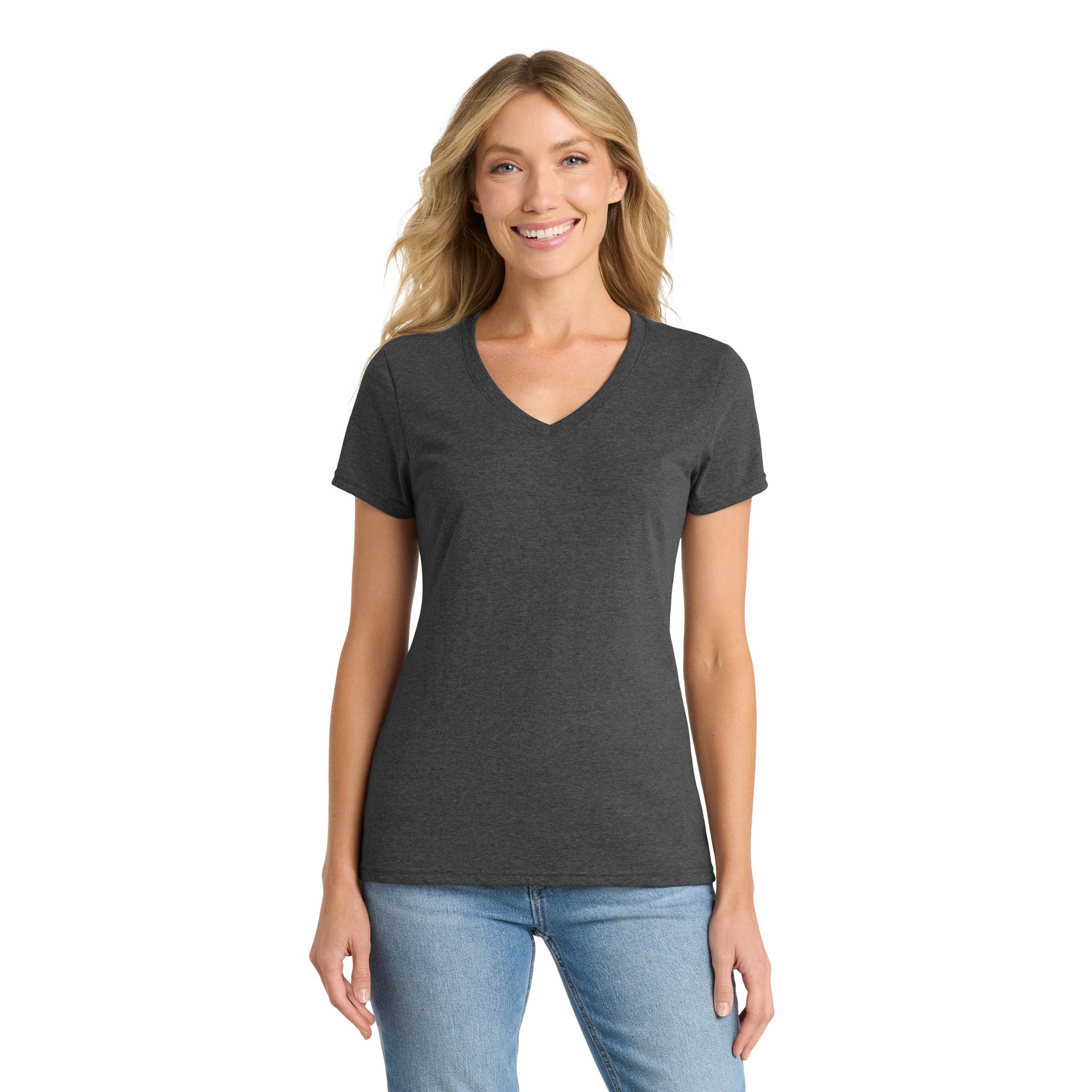 Women's Fan Favorite Blend V-Neck Tee - Thumbnail Image