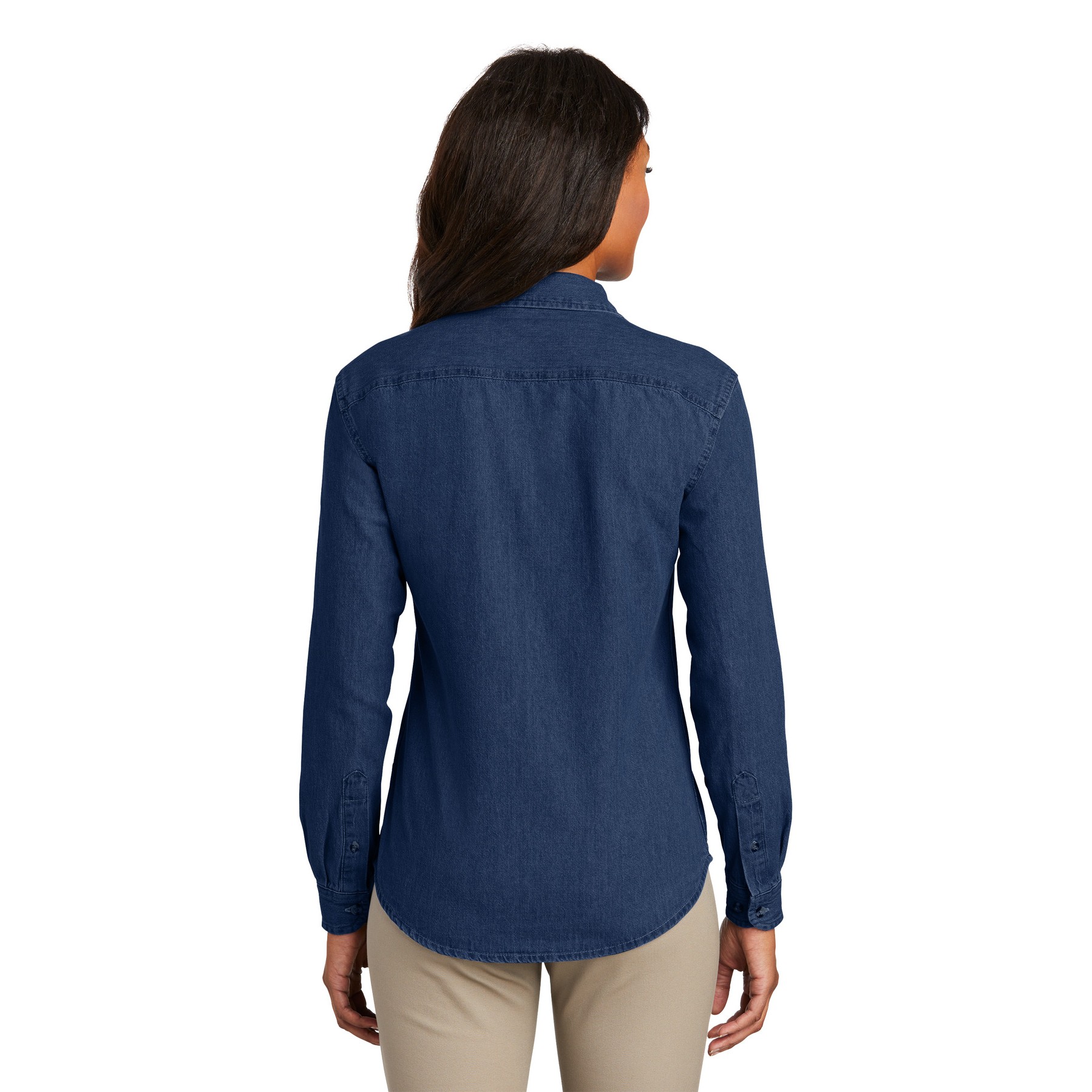 Women's Long Sleeve Value Denim Shirt - Thumbnail Image