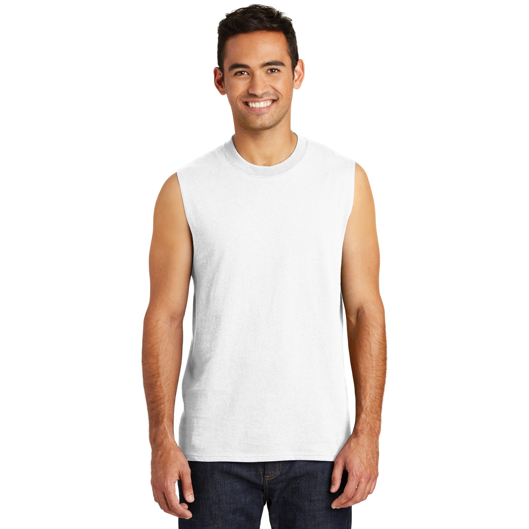 Core Cotton Sleeveless Tee - Main Image