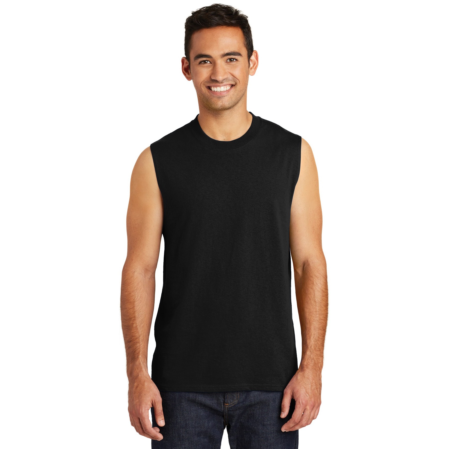 Core Cotton Sleeveless Tee - Thumbnail Image