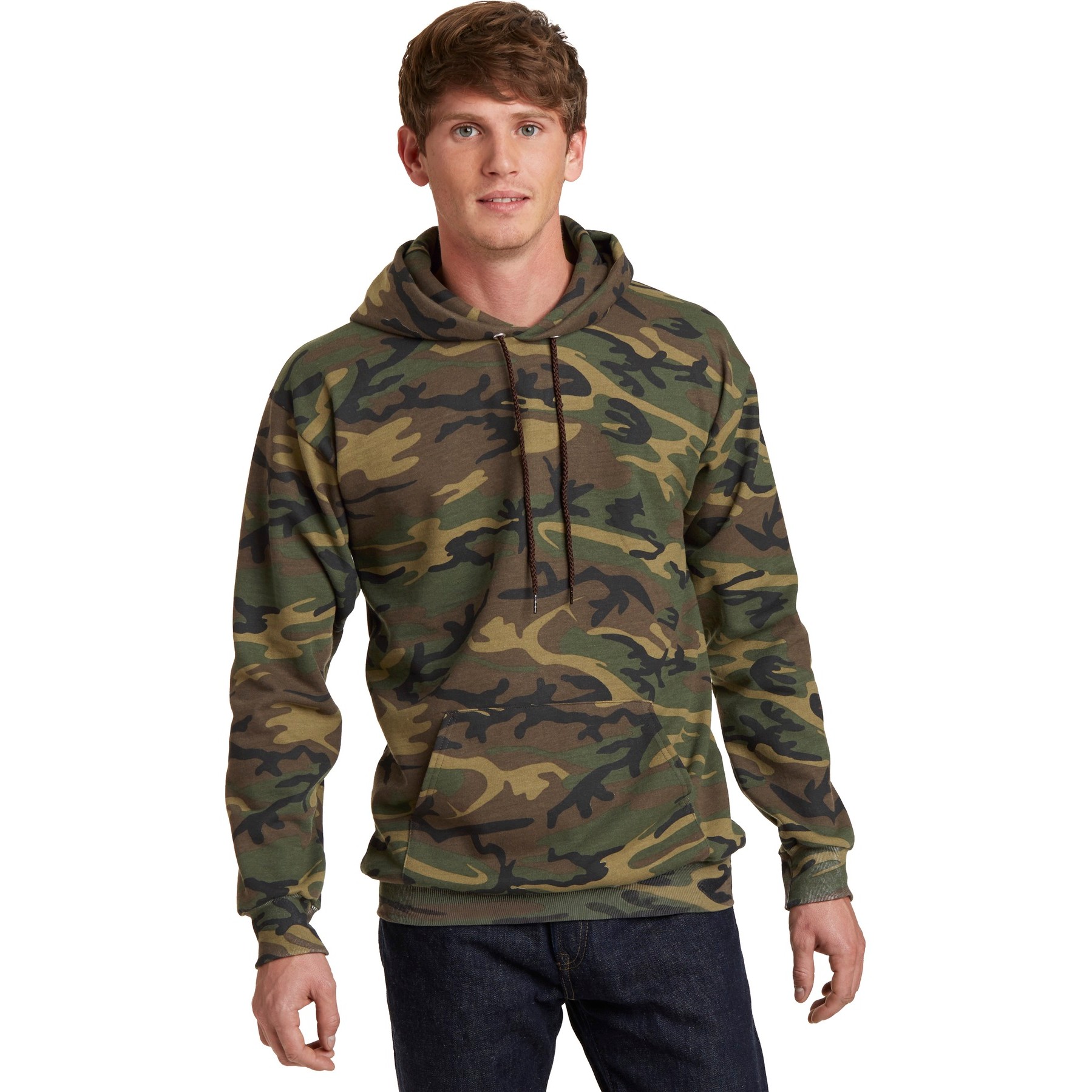Core Fleece Camo Pullover Hooded Sweatshirt - Thumbnail Image