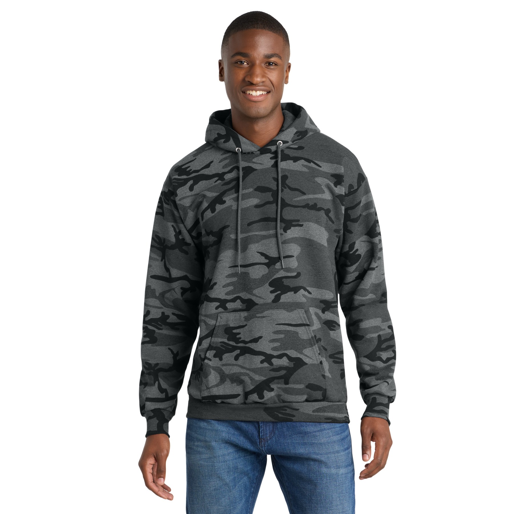 Core Fleece Camo Pullover Hooded Sweatshirt - Main Image