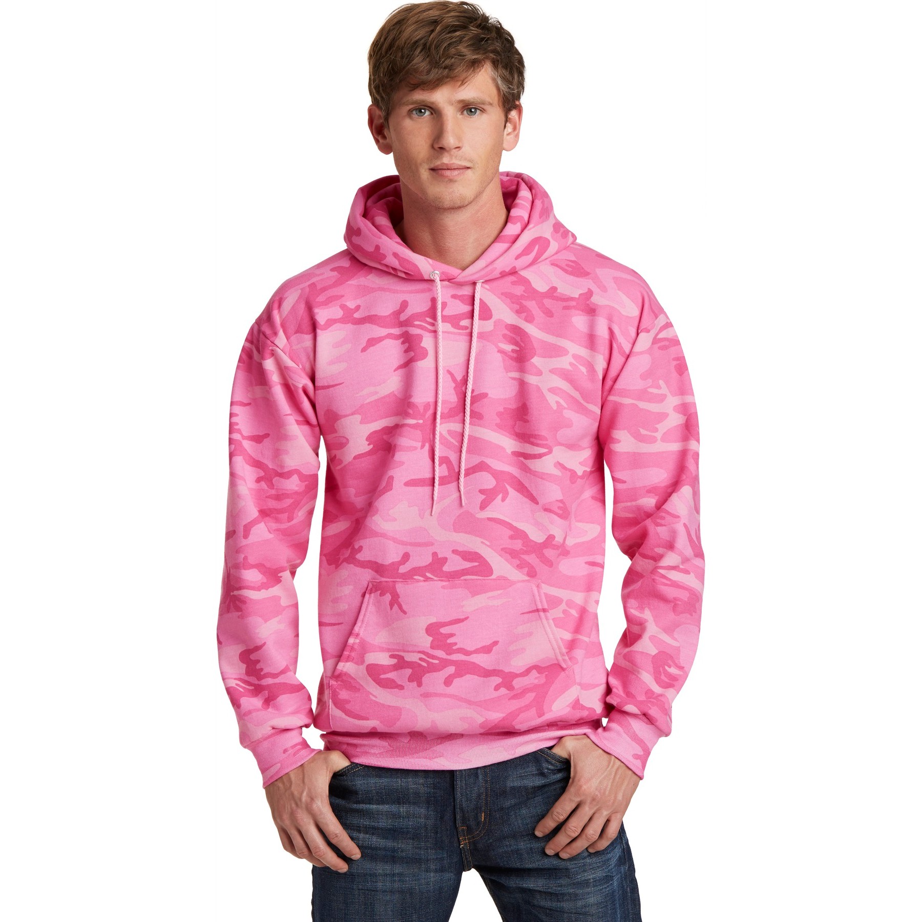 Core Fleece Camo Pullover Hooded Sweatshirt - Thumbnail Image