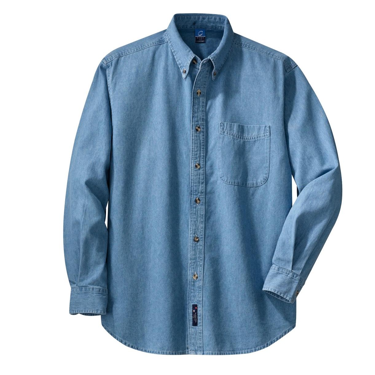 Long Sleeve Value Denim Shirt - Thumbnail Image